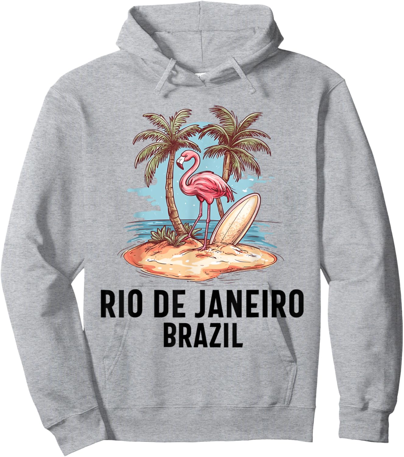 Rio De Janeiro Brazil Souvenir Brazil Holiday Reminder , white, S Hoodie - Hoodie | Ash