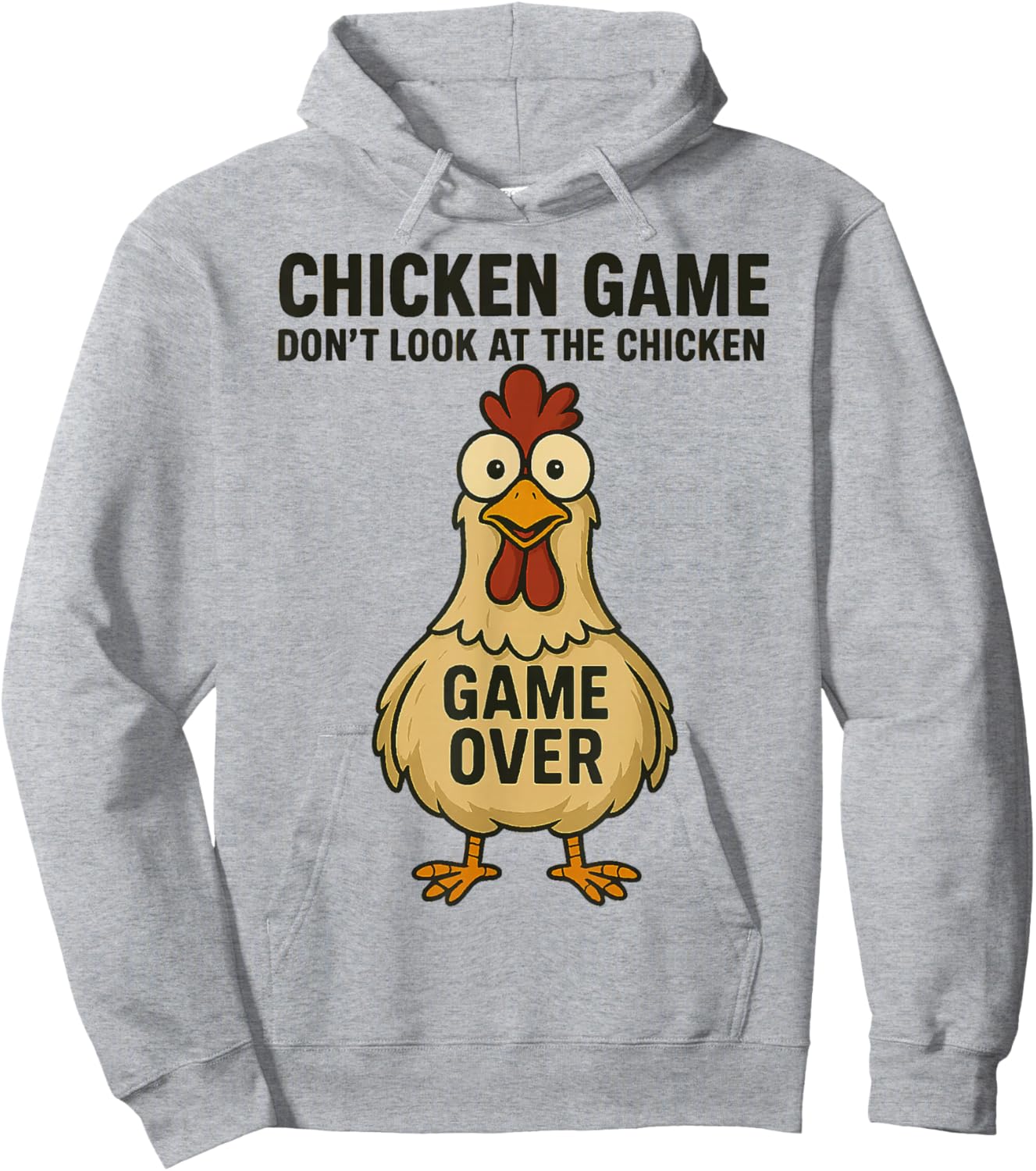 Chicken Game Don't Look The Chicken Game Over Hoodie - Hoodie | Ash