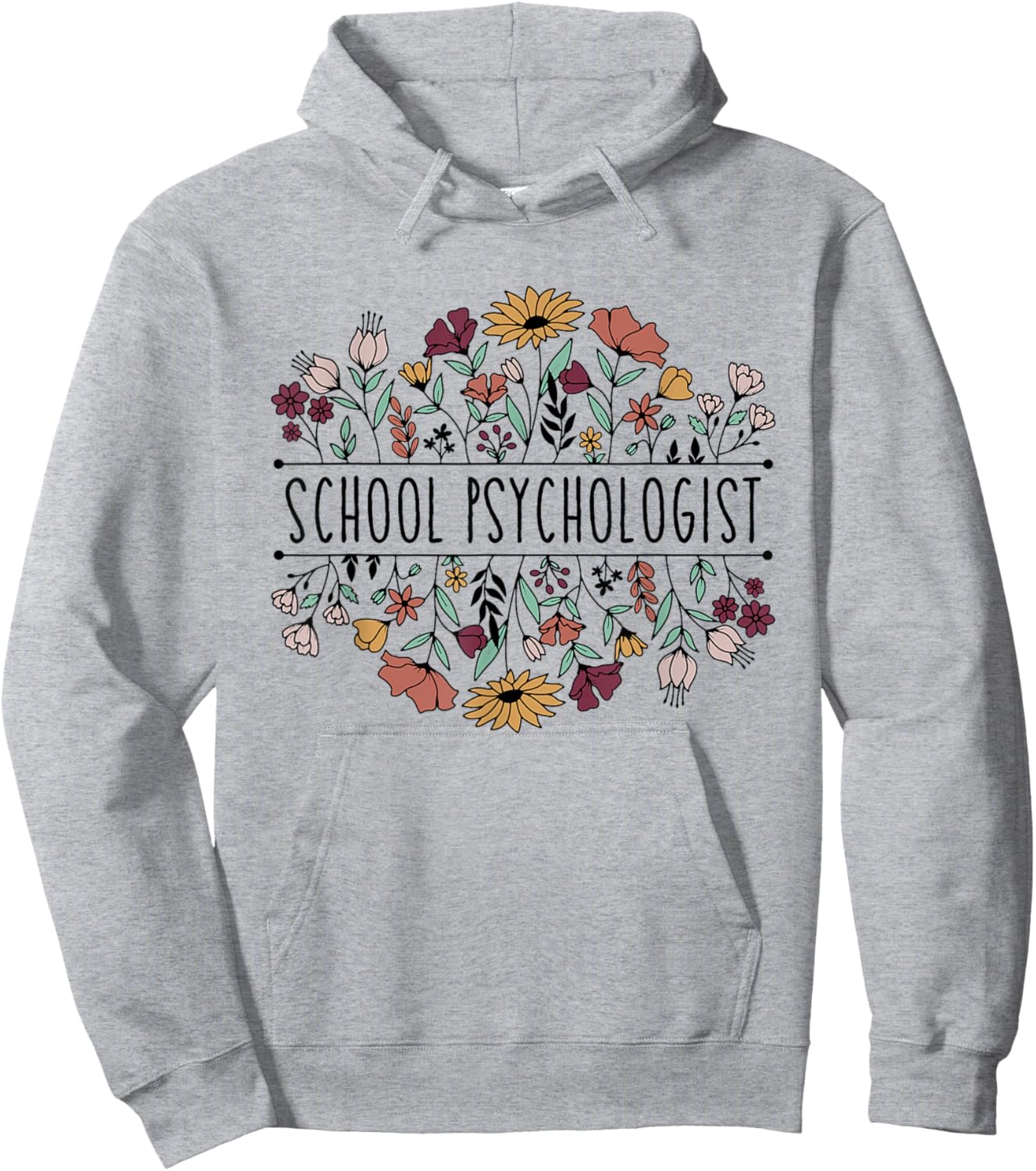 School Psychologist Psychology Teacher Appreciation Hoodie - Hoodie | Ash