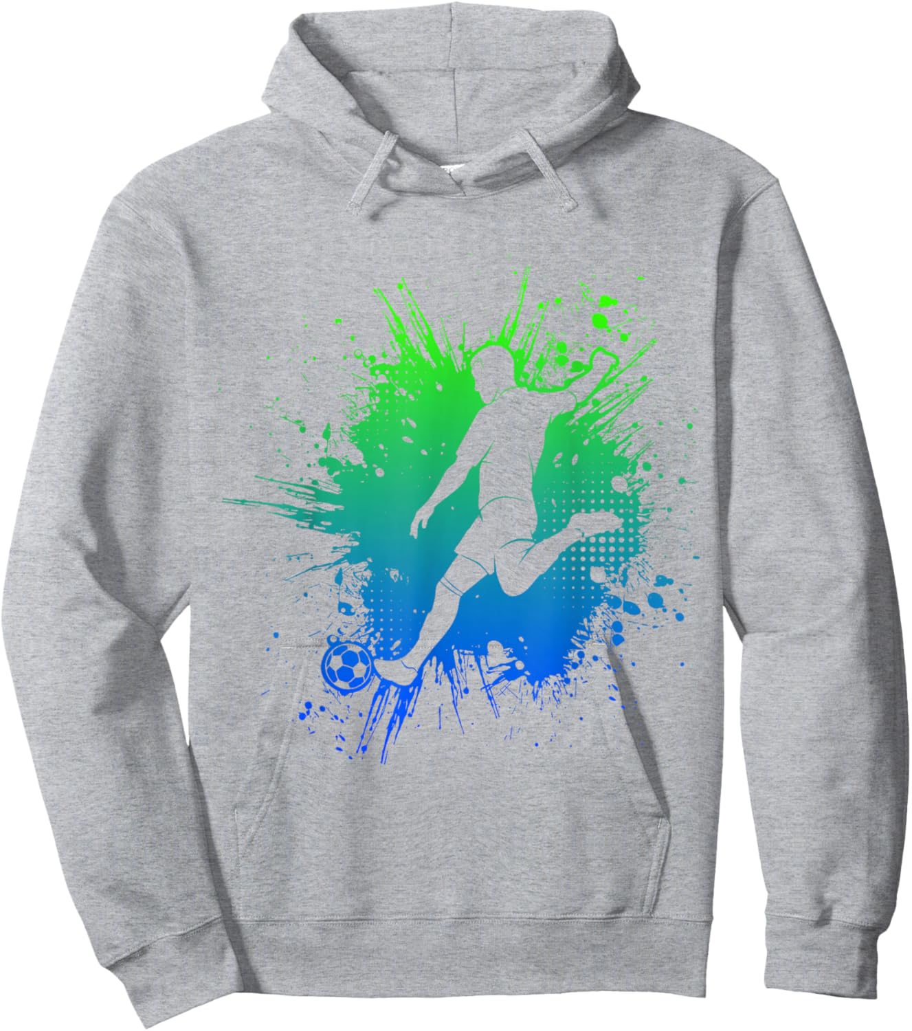 Soccer Boys Kids Men Hoodie - Hoodie | Ash