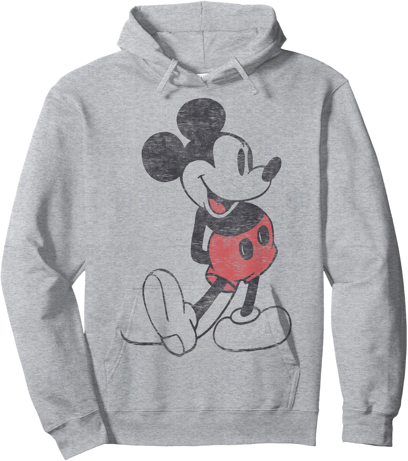 Disney Mickey & Friends Mickey Mouse Vintage Portrait Hoodie - Hoodie | Ash