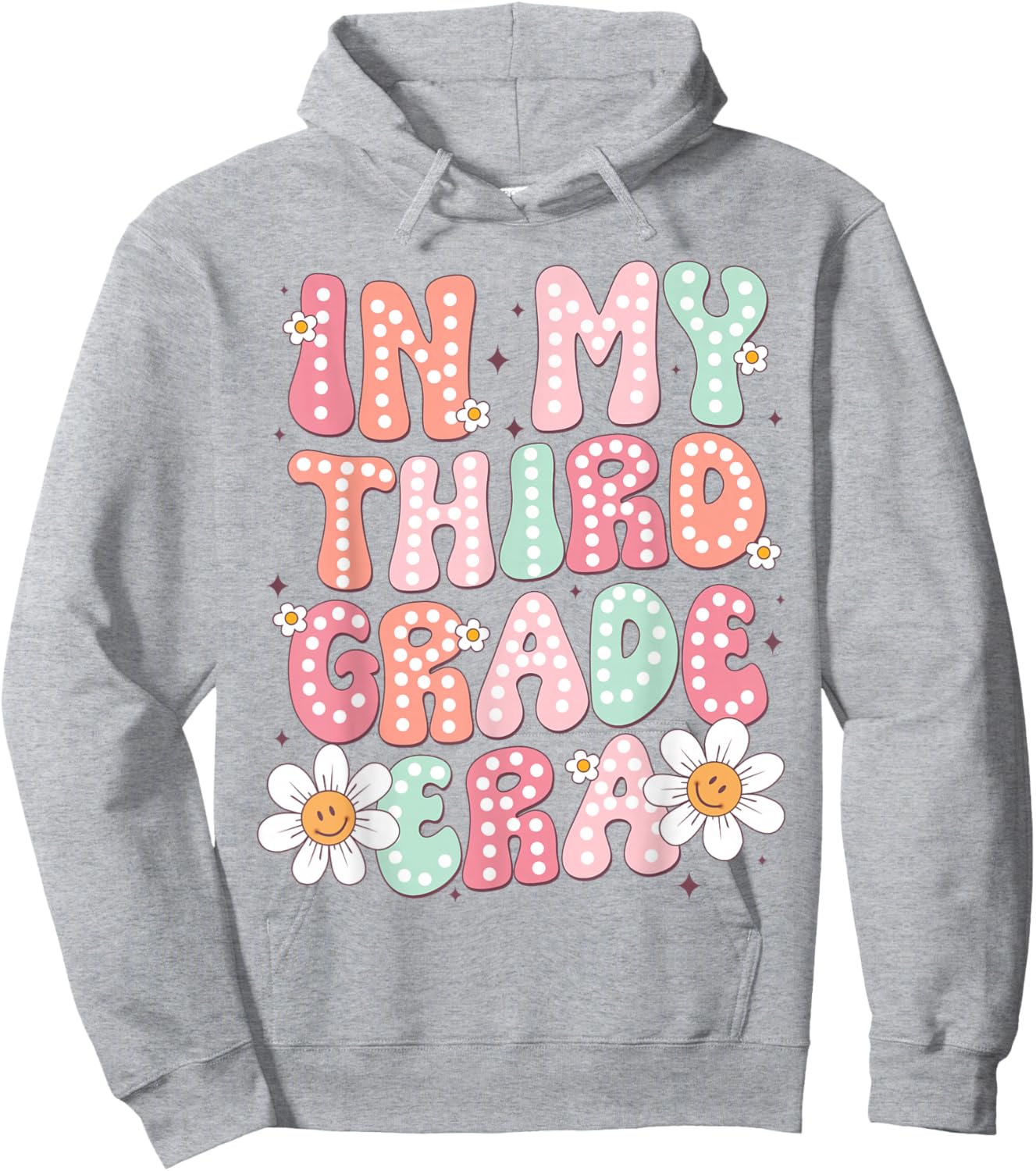 In My Third Grade Era 3rd Grade Girl Teacher Back to School Hoodie - Hoodie | Ash