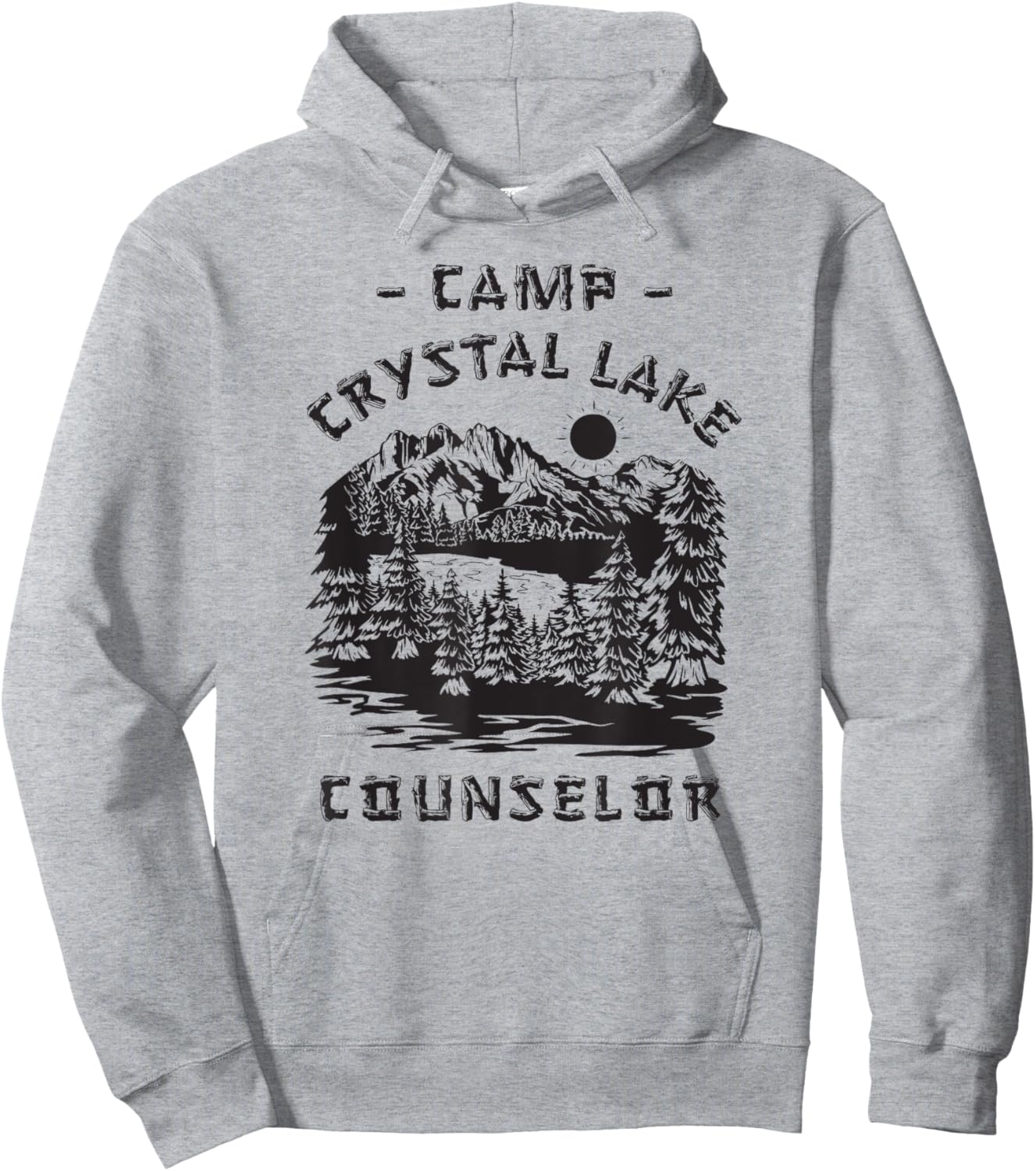 Summer Crystal Camp Halloween Retro 1980 Clear Lake Friday Hoodie - Hoodie | Ash