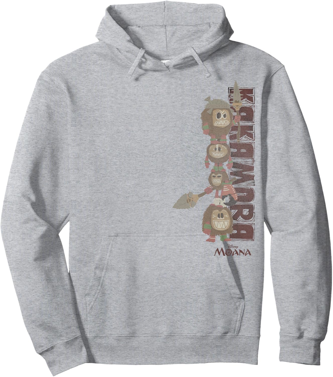 Disney Moana Kakamora Pirates Fear Us Left Big Chest Poster Hoodie - Hoodie | Ash