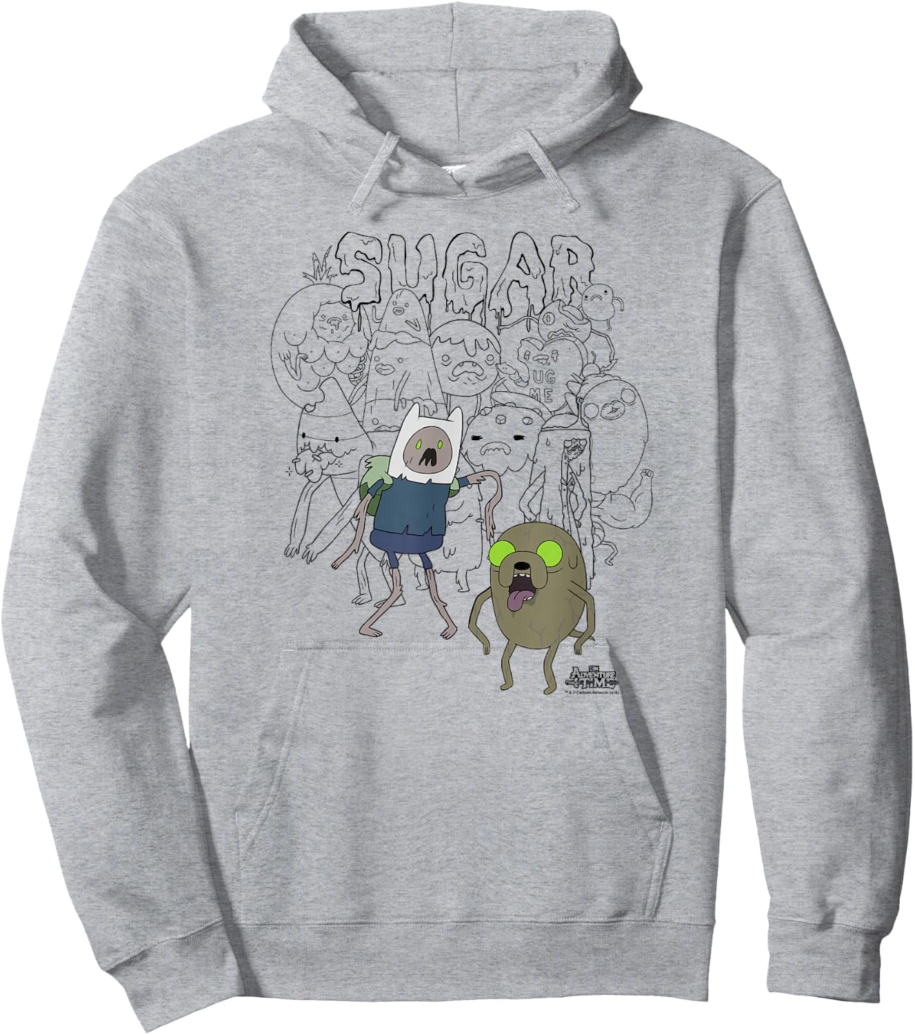 Adventure Time Sugar Zombies Hoodie - Hoodie | Ash