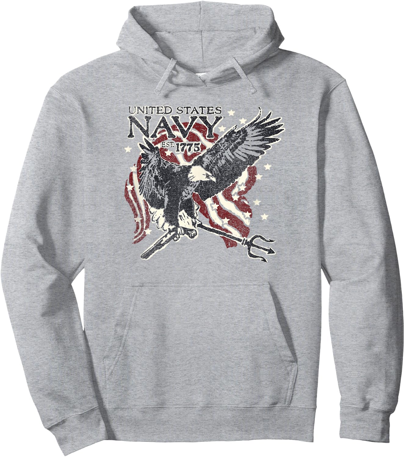 U.S. Navy Trident Hoodie - Hoodie | Ash