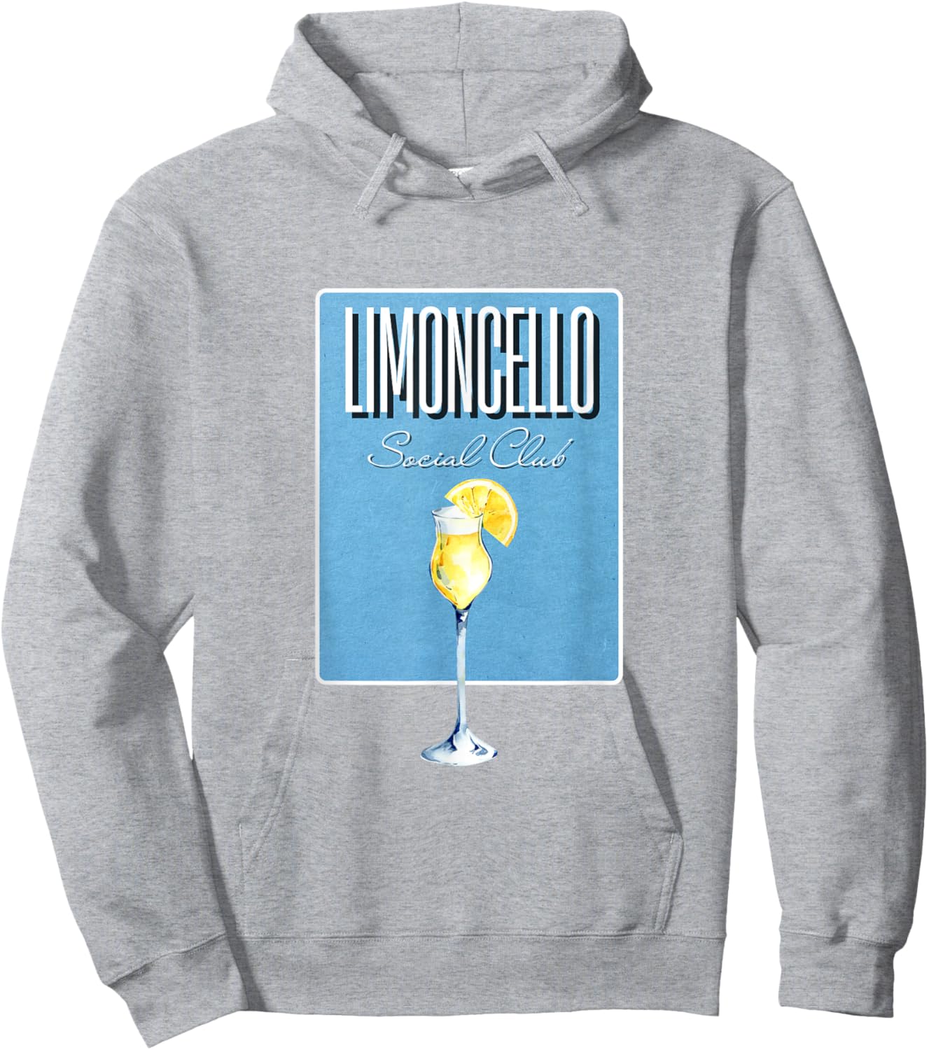 Limoncello Social Club I Lemon Limon Italy Cocktail Team Hoodie - Hoodie | Ash