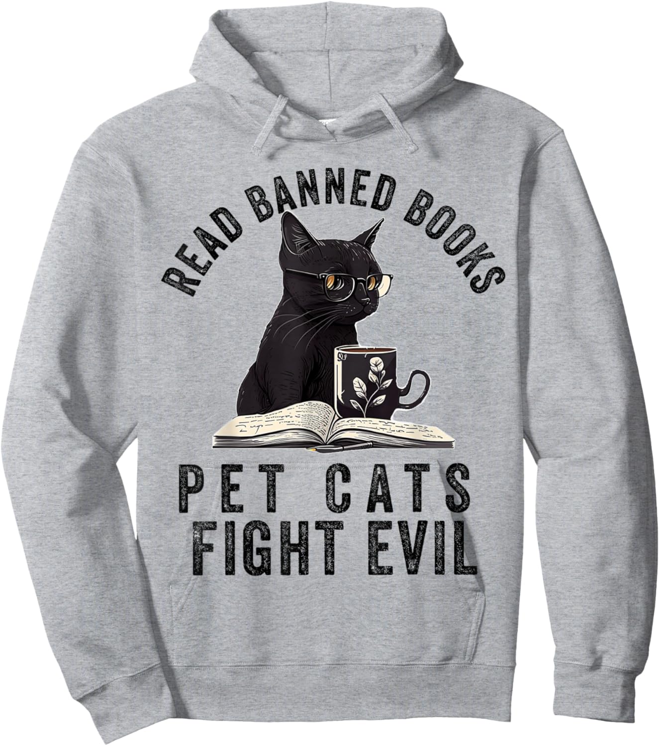 I Read Banned Books Lover Bookworm Love Banned Books Hoodie - Hoodie | Ash