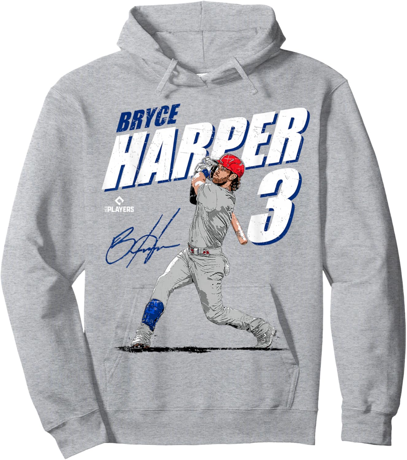 MLBPA - Major League Baseball Bryce Harper - MLBHARP3001 Hoodie - Hoodie | Ash