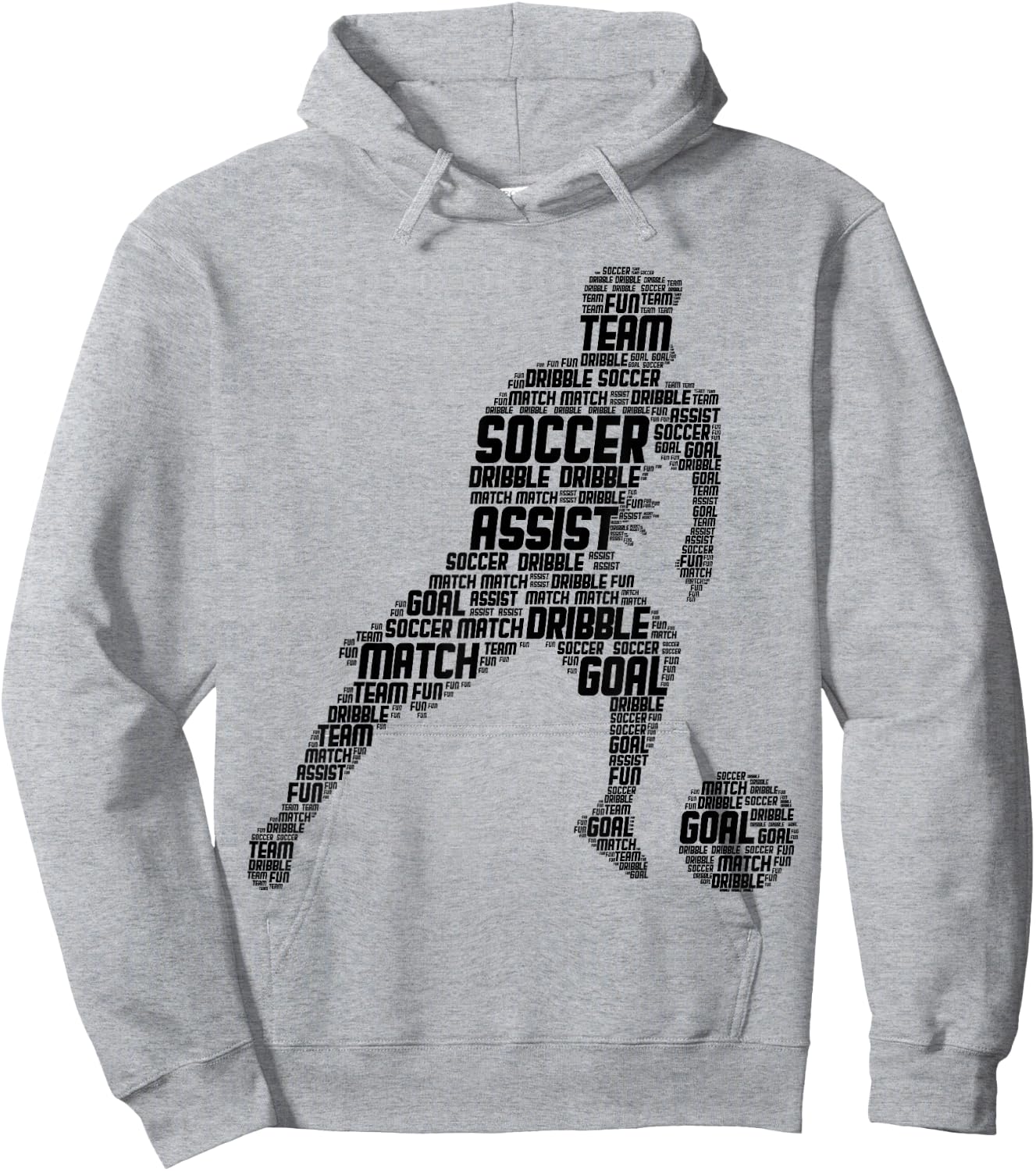 Soccer Player Boys Men Kids Hoodie - Hoodie | Ash