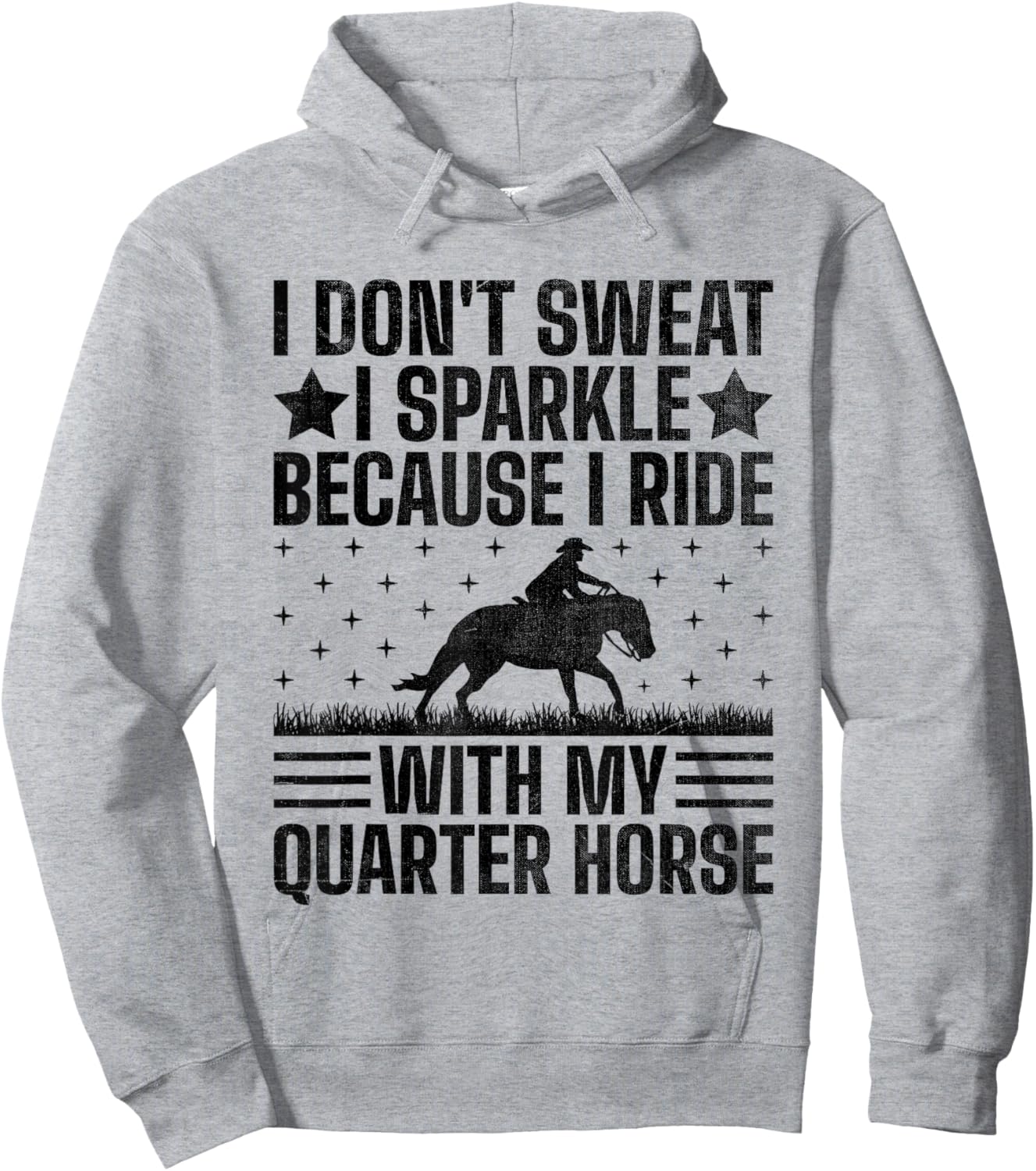 American Quarter Horse Owner Horse Riding Horses Racing Hoodie - Hoodie | Ash