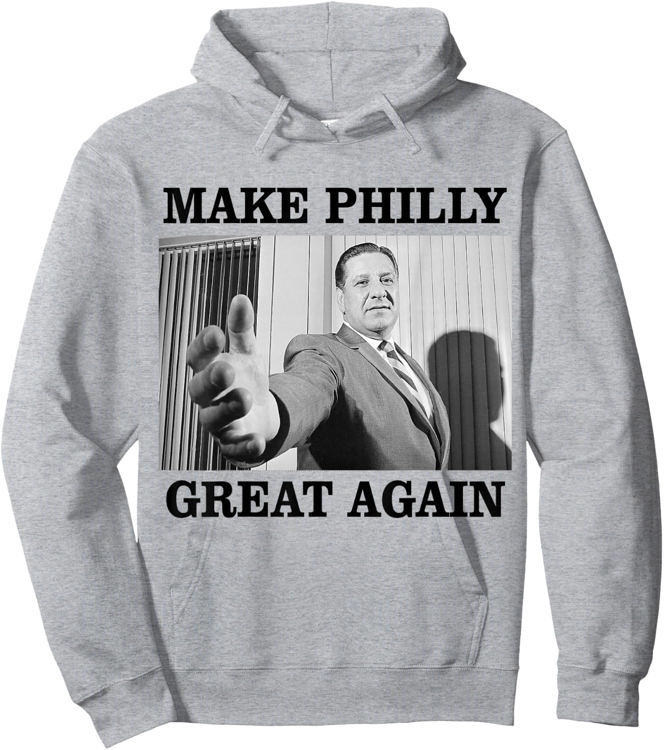 Make Philly Great Again - Mayor Frank Rizzo Hoodie - Hoodie | Ash