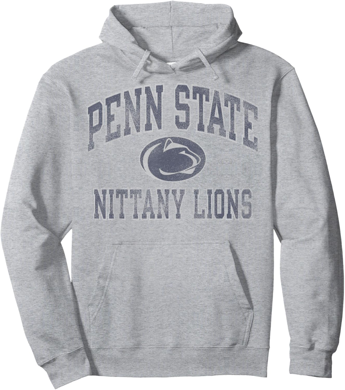 Penn State Nittany Lions Vintage Worn Gray Hoodie - Hoodie | Ash