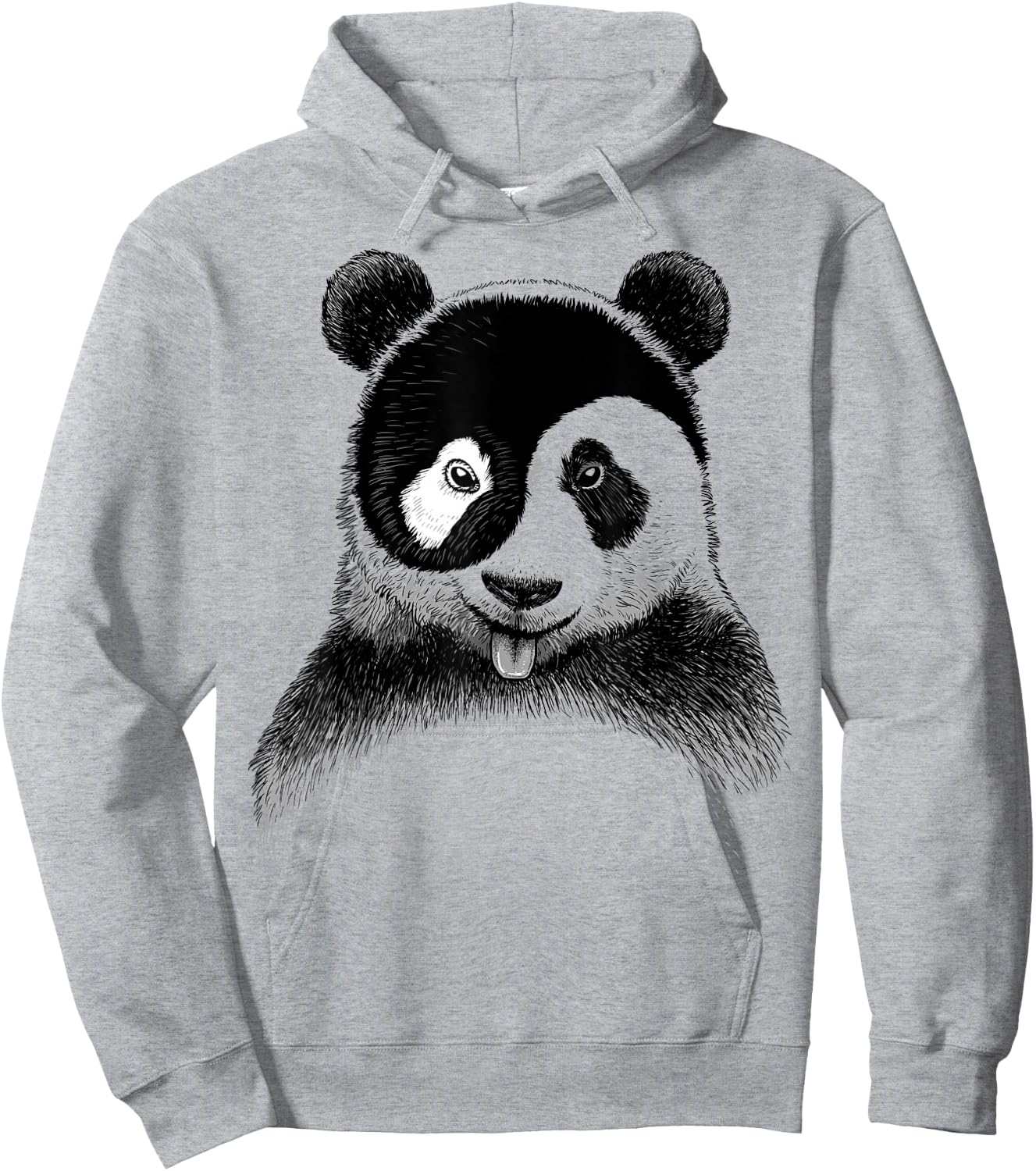 Yin Yang Panda Hoodie - Hoodie | Ash