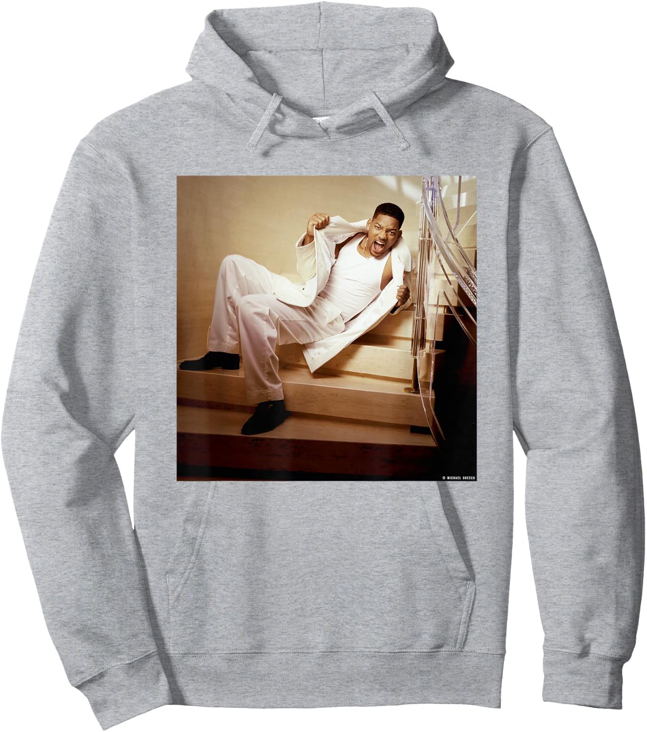 Will Smith Men in Black Bad Boys Rapper by Michael Grecco Hoodie - Hoodie | Ash