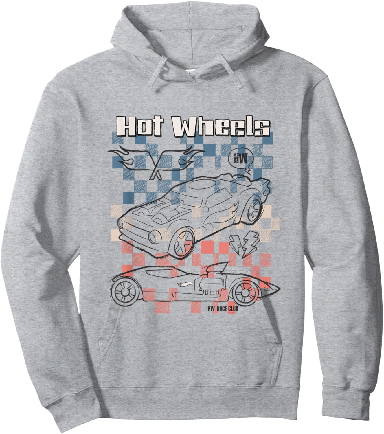 Hot Wheels - Red White and Blue Hoodie - Hoodie | Ash
