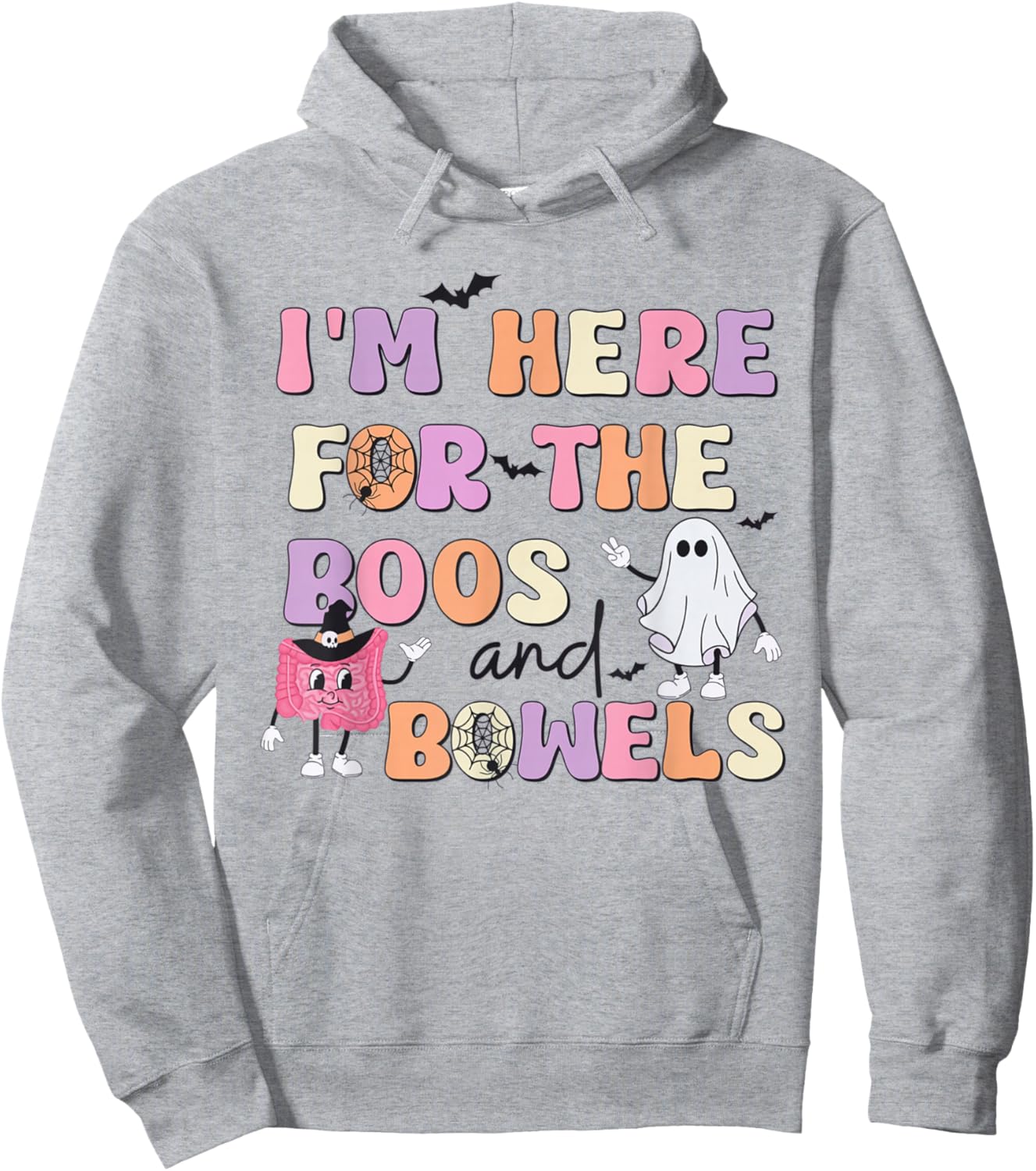 Halloween Gi Nurse Boos And Bowels Colonoscopy Endoscopy Hoodie - Hoodie | Ash