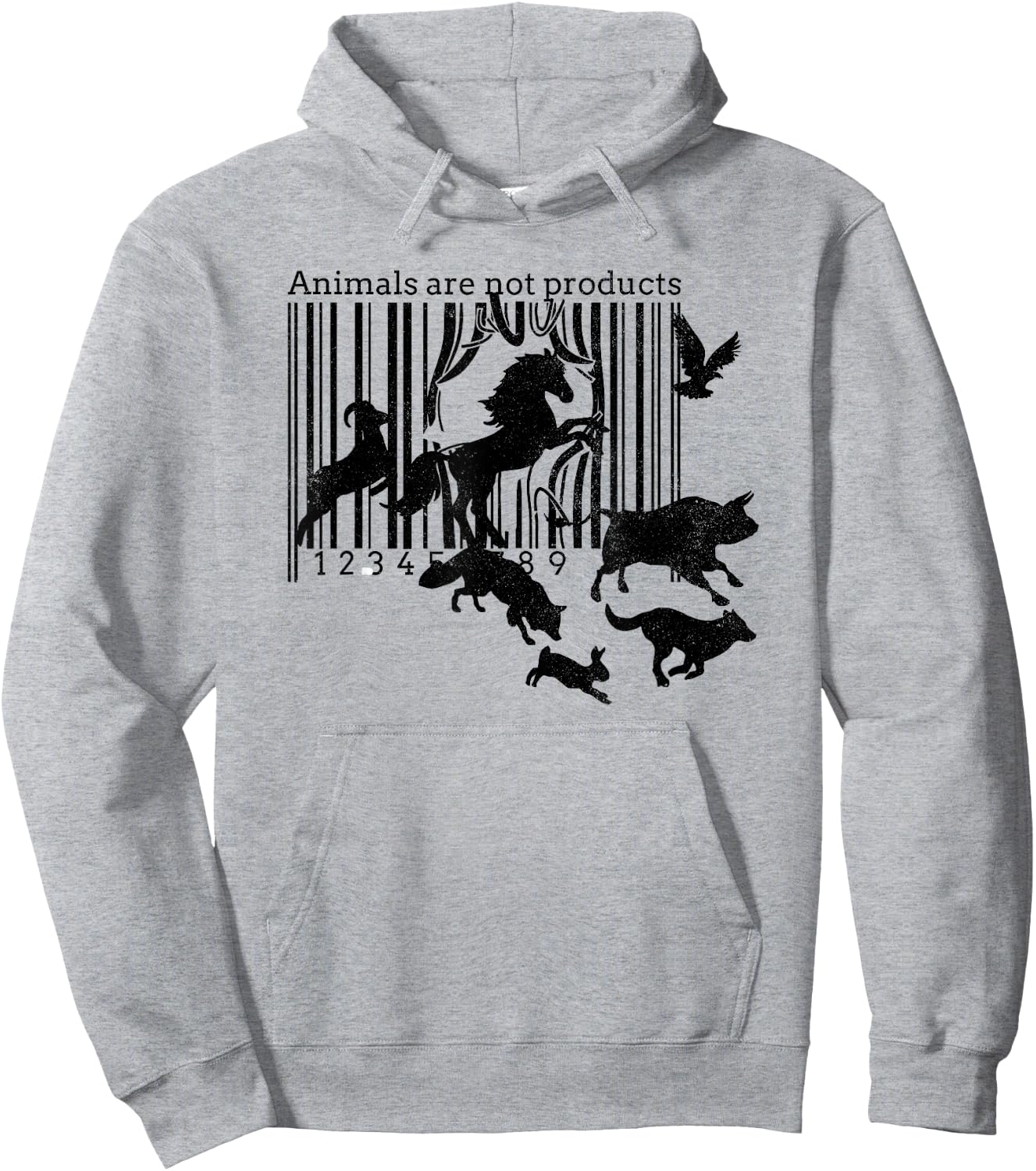 Animals Are Not Products - Vegetarianism - Animal Rights Hoodie - Hoodie | Ash