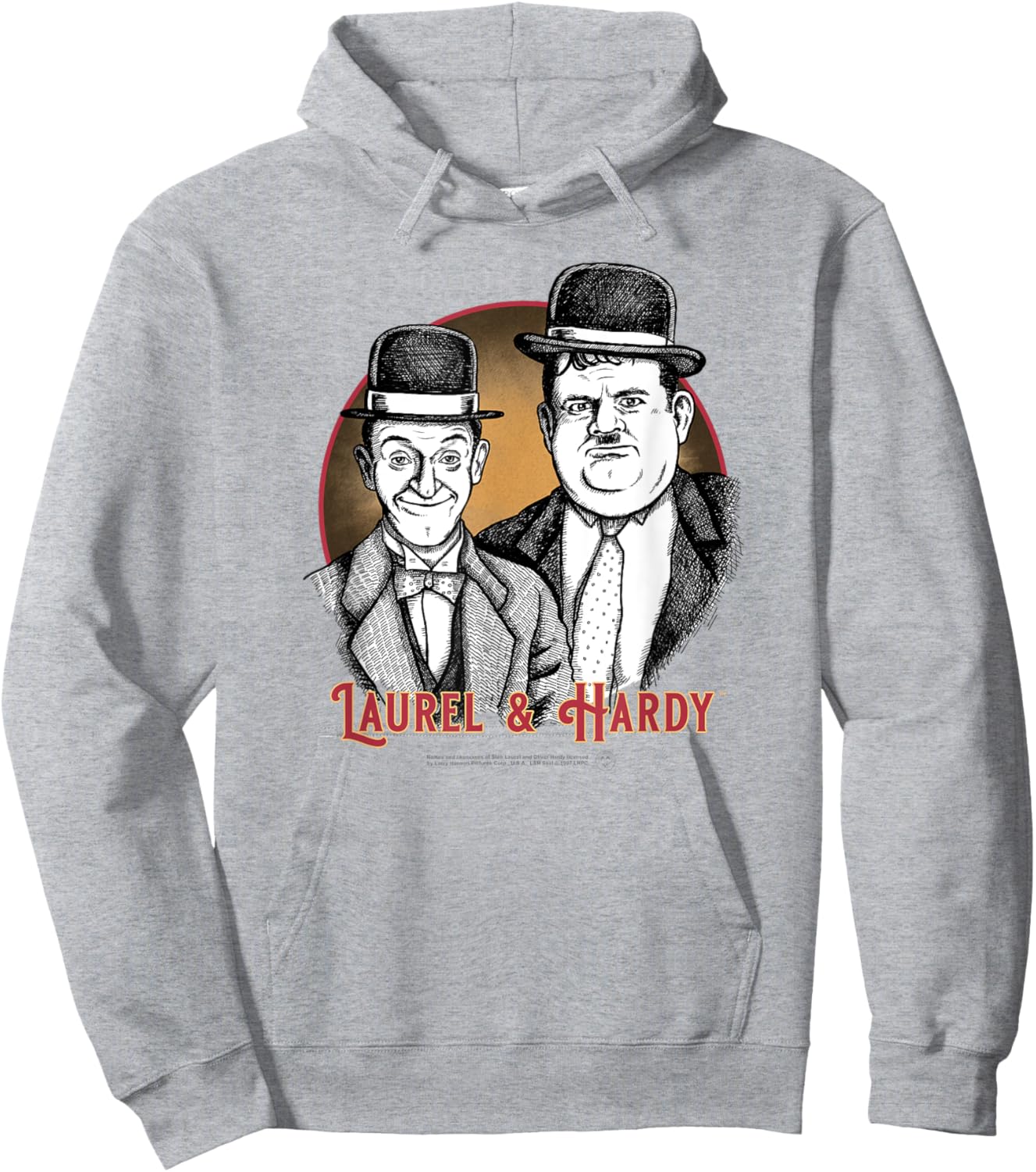 Laurel & Hardy Classic Comedy , white, S Hoodie - Hoodie | Ash