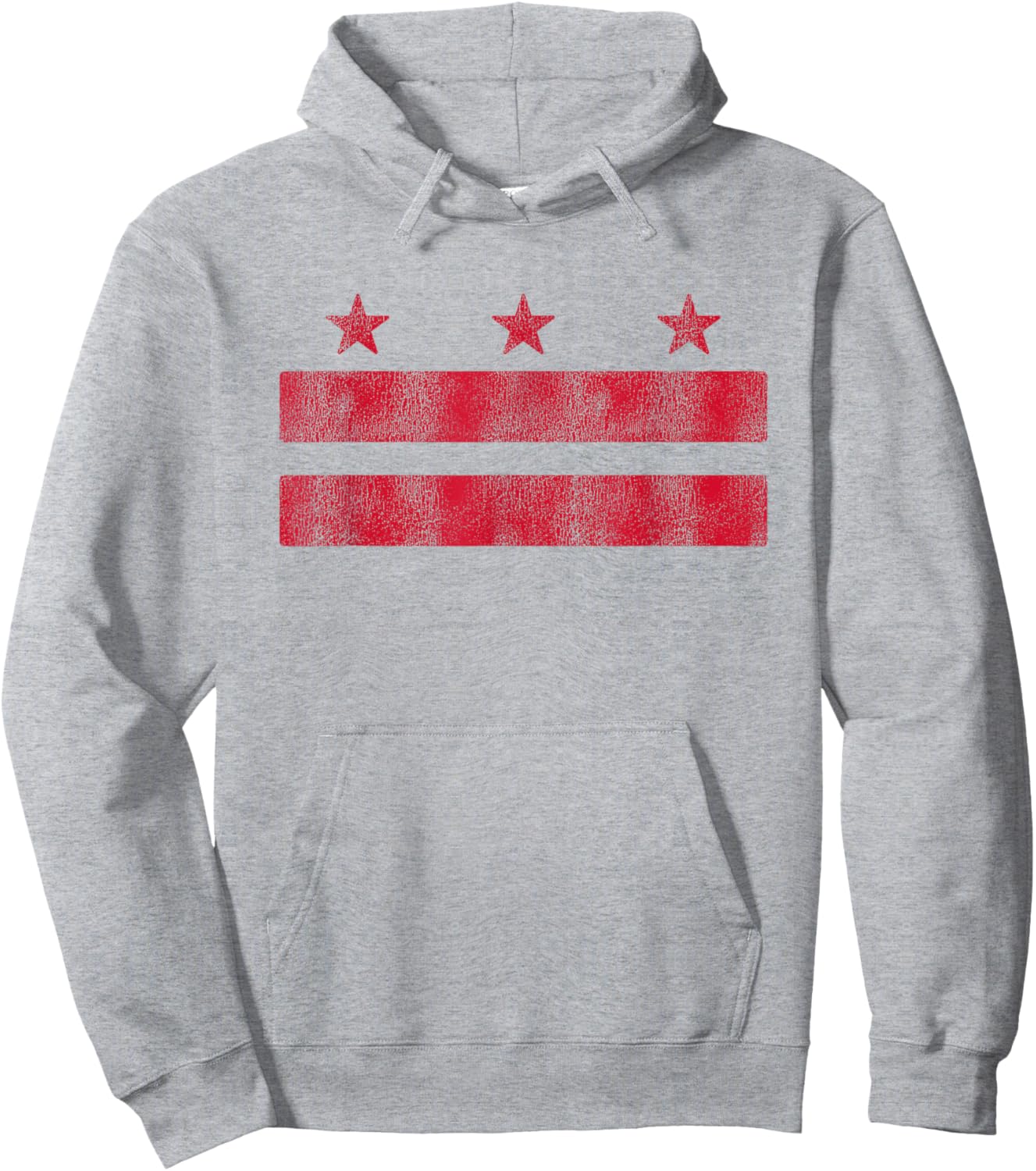 Retro Washington DC Flag District of Columbia Souvenir Hoodie - Hoodie | Ash