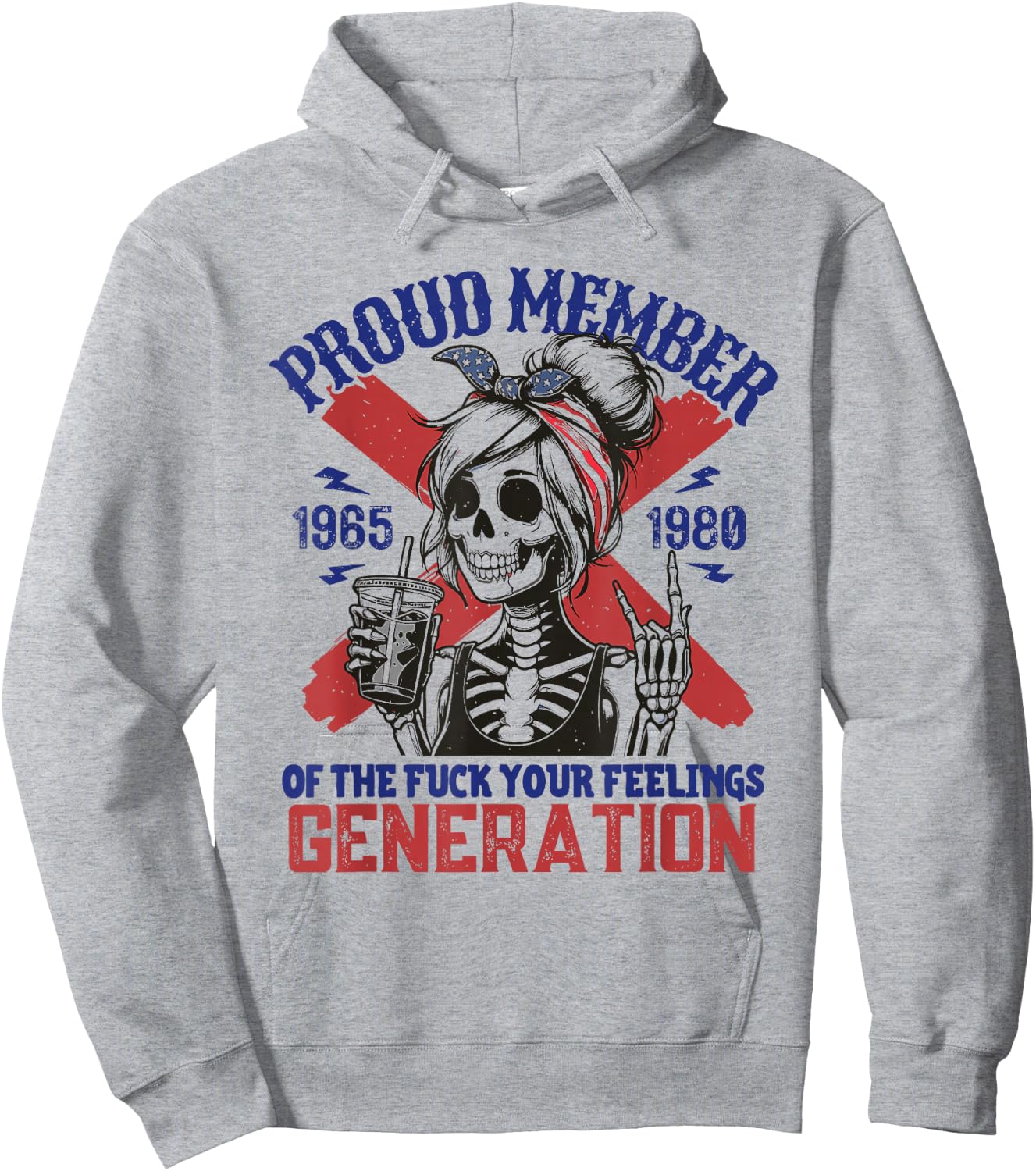 Skeleton Hoodie - Hoodie | Ash