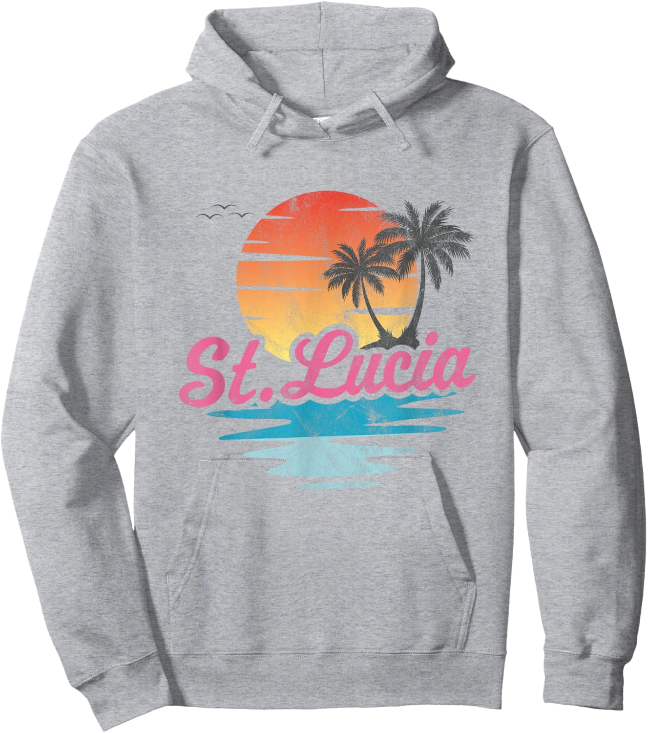St. Lucia Hoodie - Hoodie | Ash