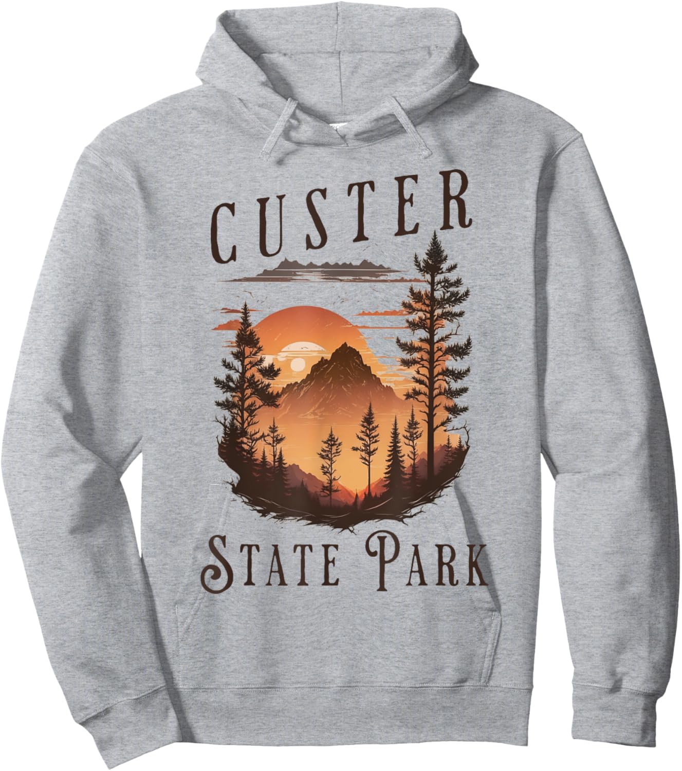 Custer State Park Hoodie - Hoodie | Ash
