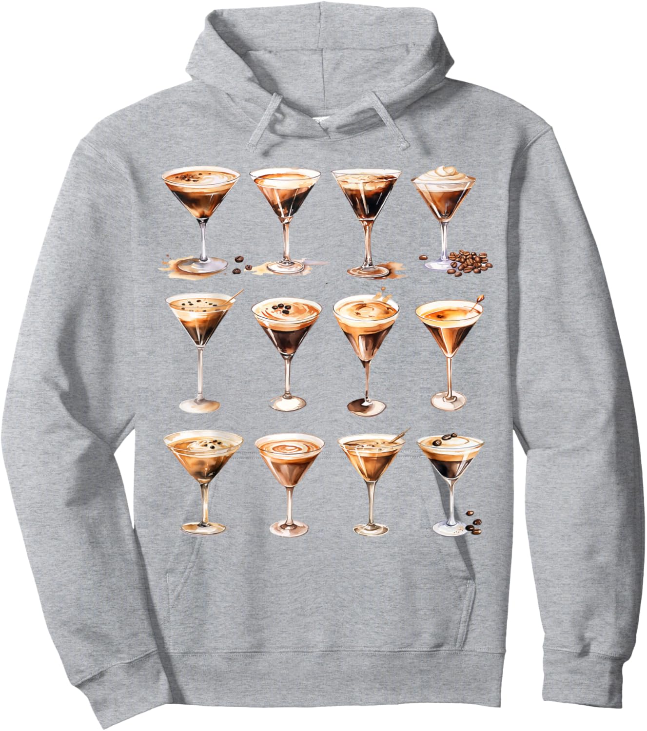 Espresso Martini Lover Tini Time Cocktail Espresso Martini Hoodie - Hoodie | Ash