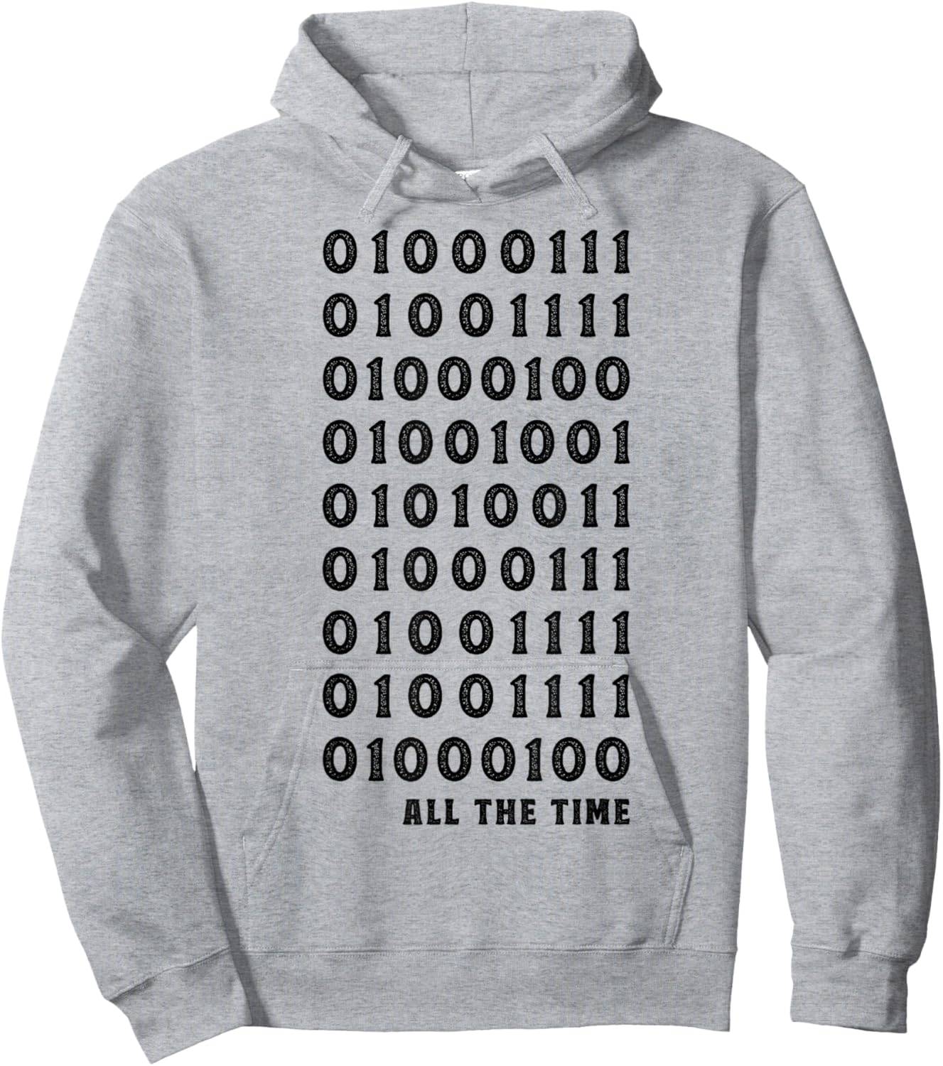 God Is Good Binary Code Christian Computer Programming Geek Hoodie - Hoodie | Ash