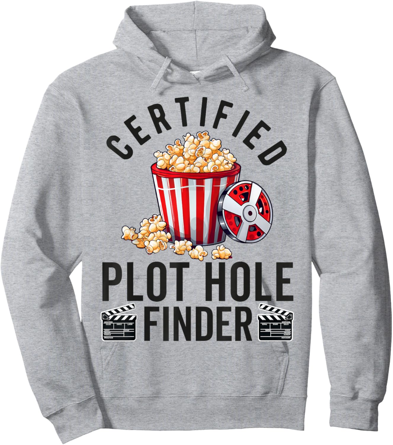 Movie Critic Cinema Film Fan Lover Funny Reviewer Director Hoodie - Hoodie | Ash