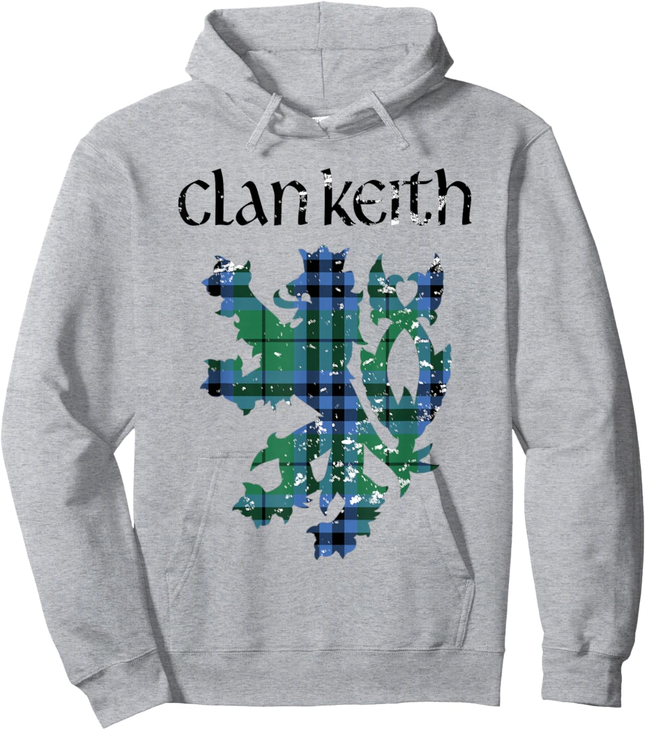 Clan Keith Tartan Scottish Family Name Scotland Pride Hoodie - Hoodie | Ash