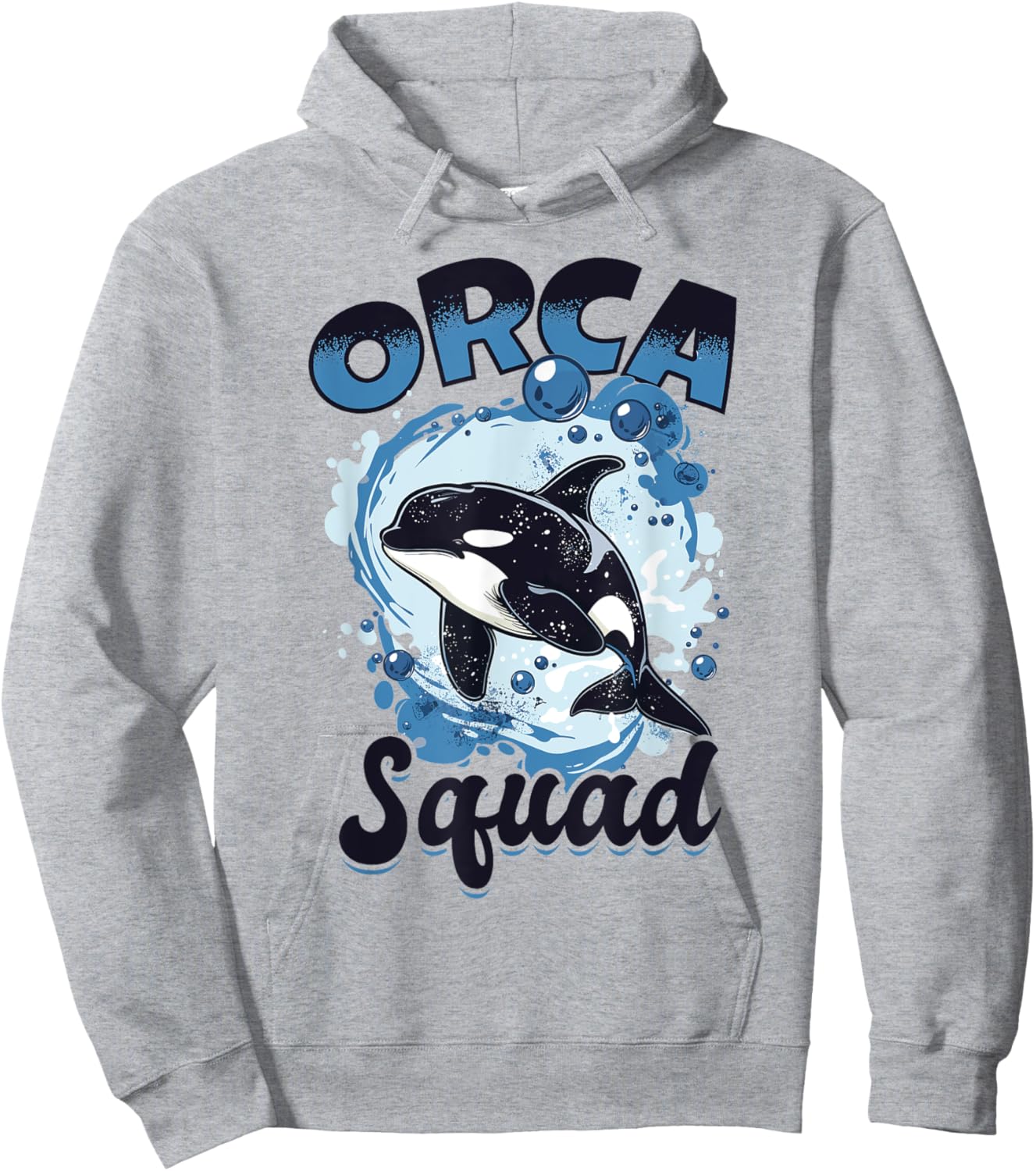 Funny Orca Animal Orca Squad Hoodie - Hoodie | Ash