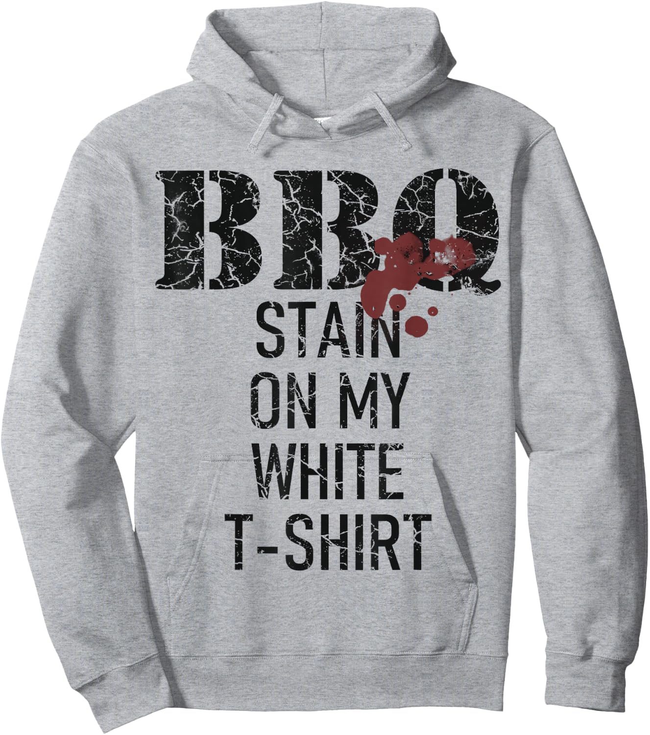 Barbecue stain on my white Hoodie - Hoodie | Ash