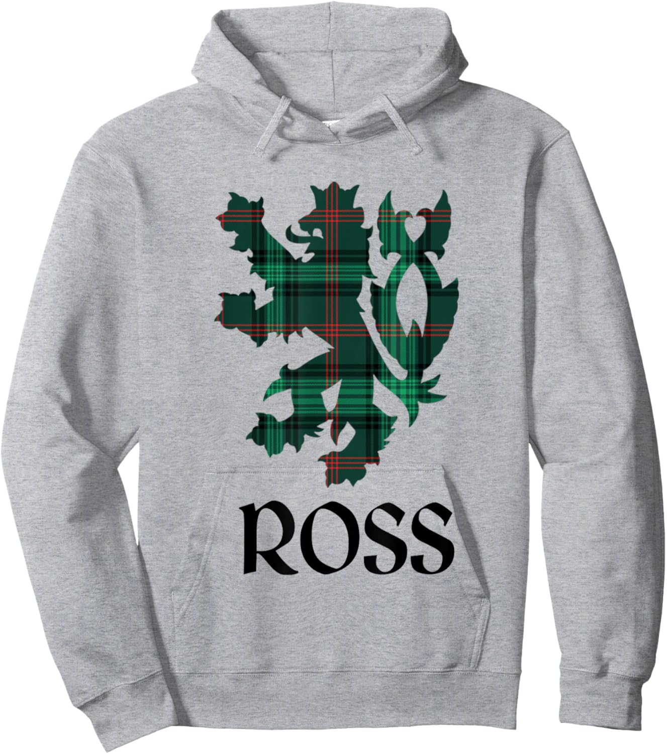 Clan Ross Tartan Scottish Family Name Scotland Pride Hoodie - Hoodie | Ash