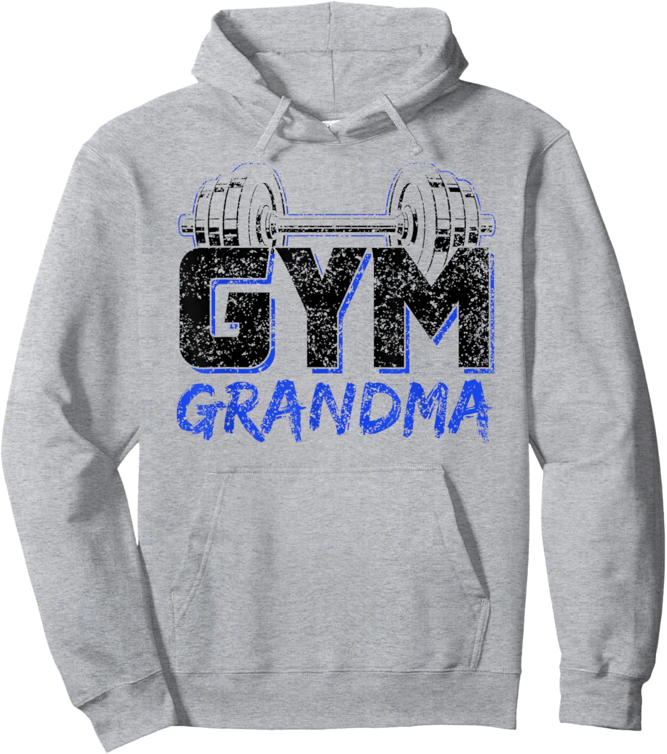 Gym Grandma Weightlifting Training Fitness Workout Hoodie - Hoodie | Ash