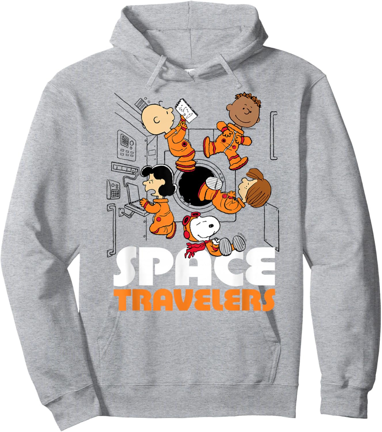 Peanuts - Space Travelers Hoodie - Hoodie | Ash