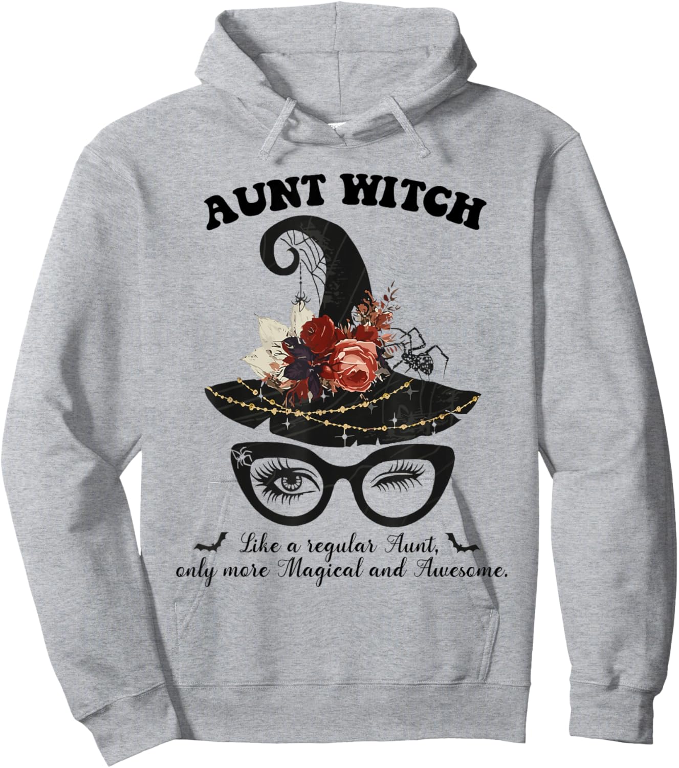 Magical Aunt Witch - Awesome Halloween Witchy Aunt Costume Hoodie - Hoodie | Ash