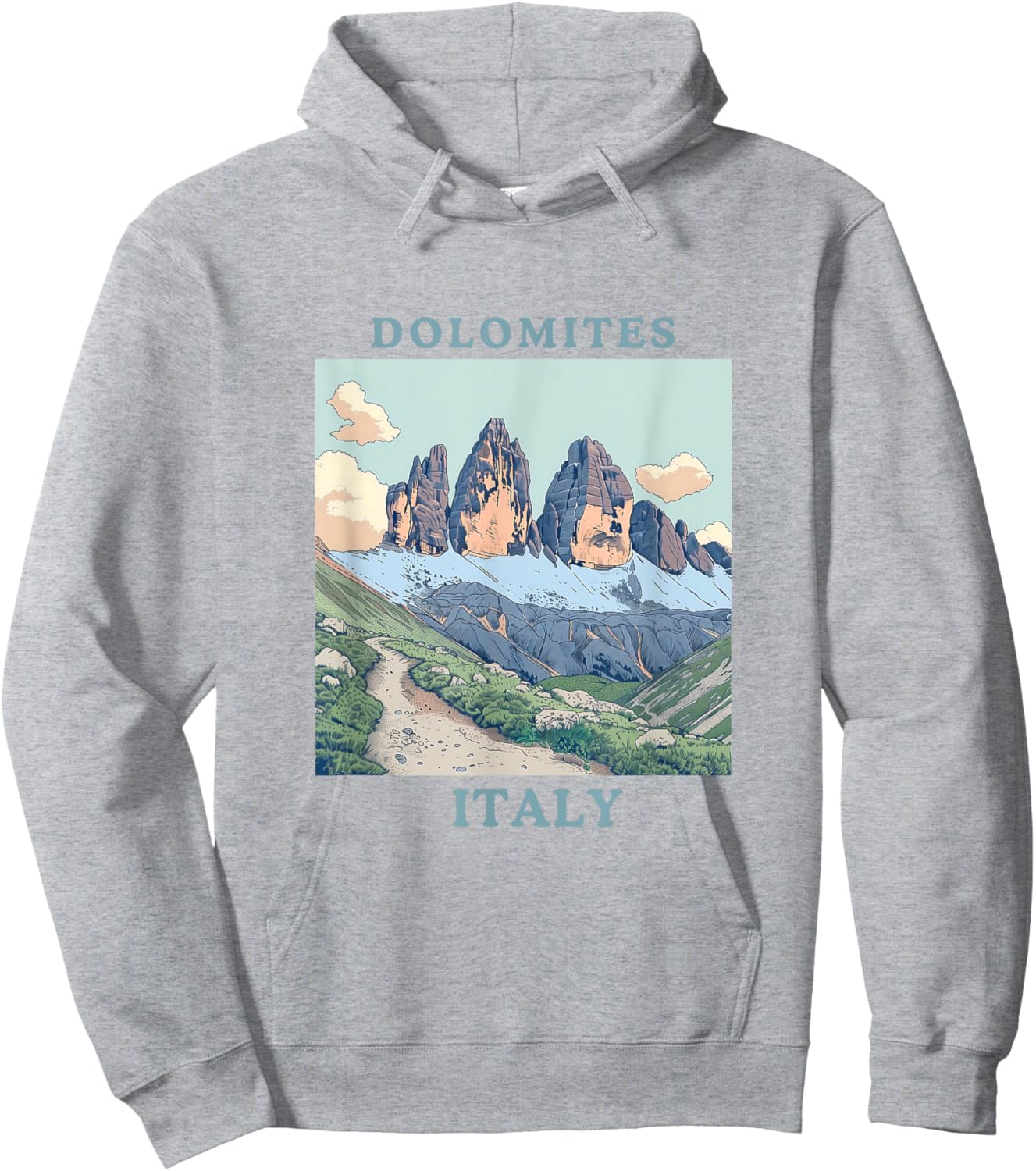 Dolomites, Italy Hoodie - Hoodie | Ash