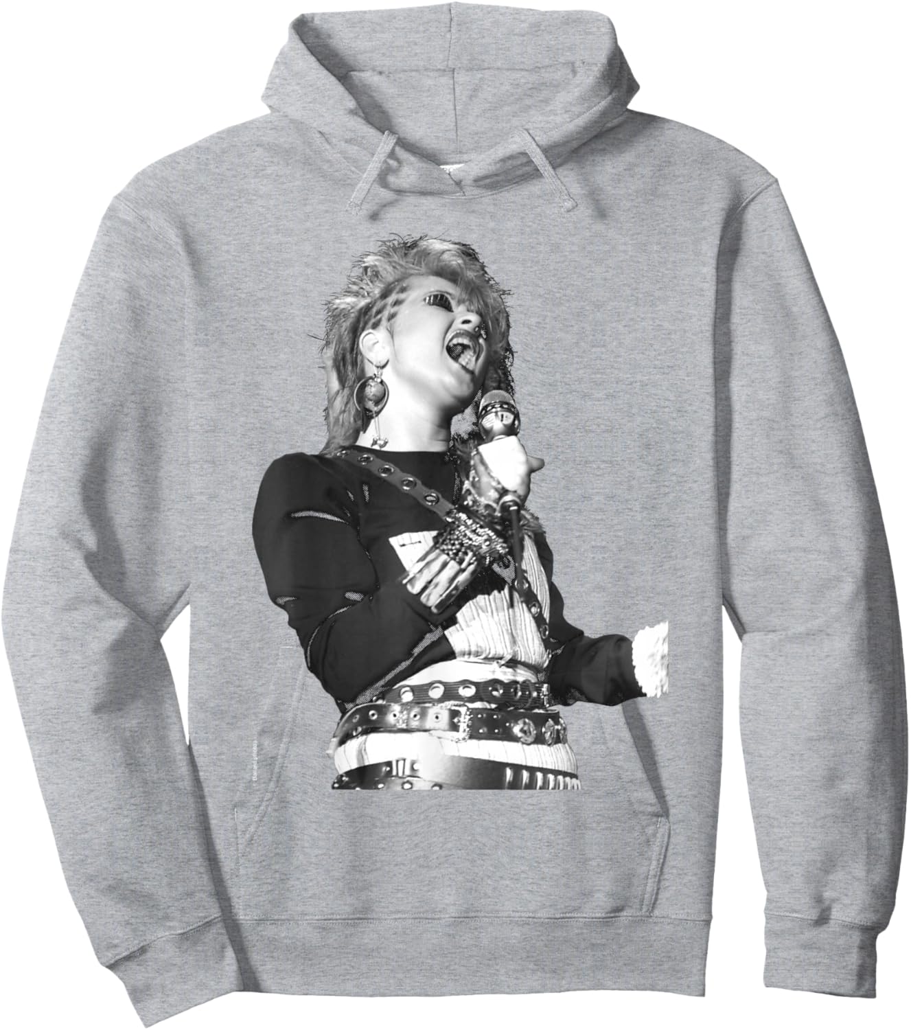 Singer Cyndi Lauper Live by Allan Ballard , white, S Hoodie - Hoodie | Ash