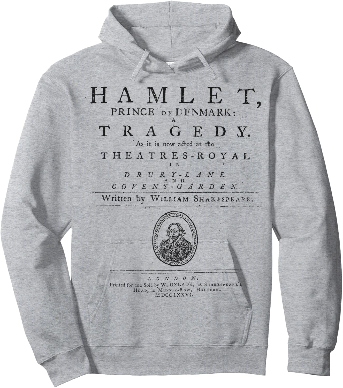 William Shakespeare Hamlet Shirt Literature Theatre Gift Hoodie - Hoodie | Ash