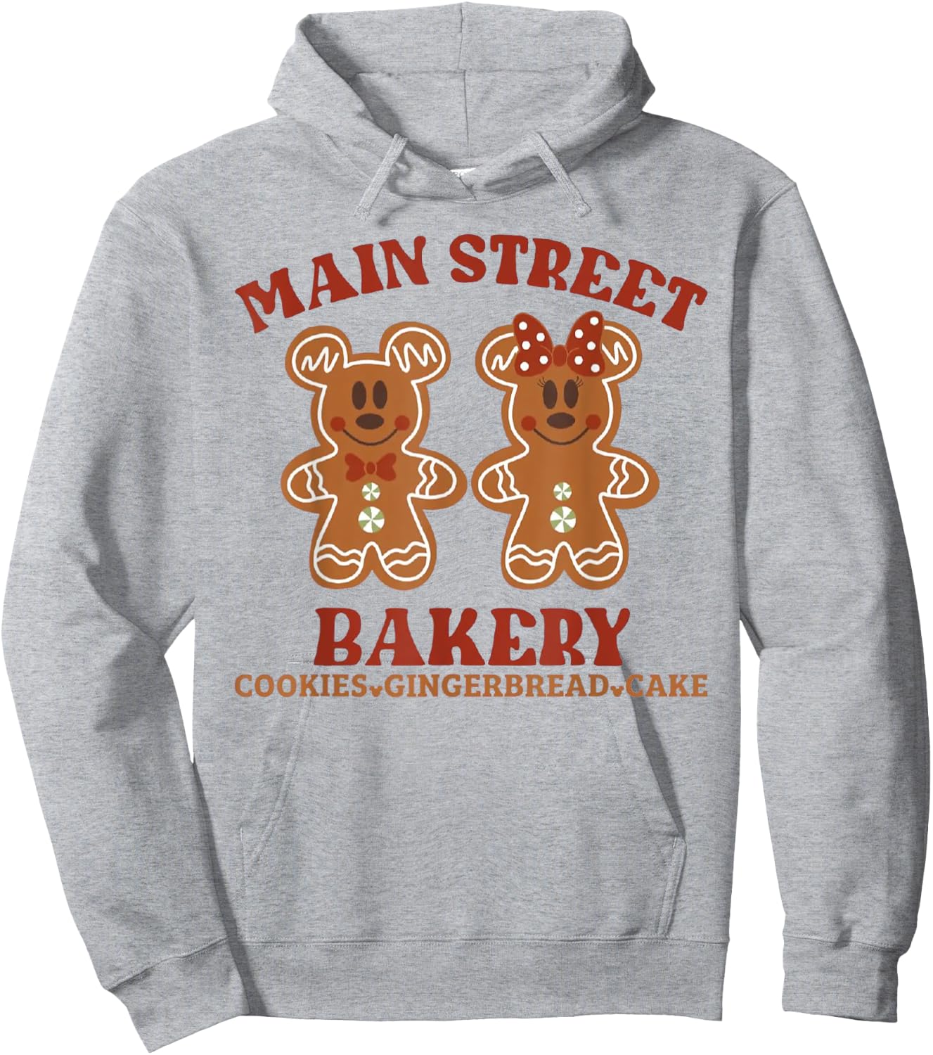 Main Street Bakery Cookies Gingerbread Cake Christmas Hoodie - Hoodie | Ash