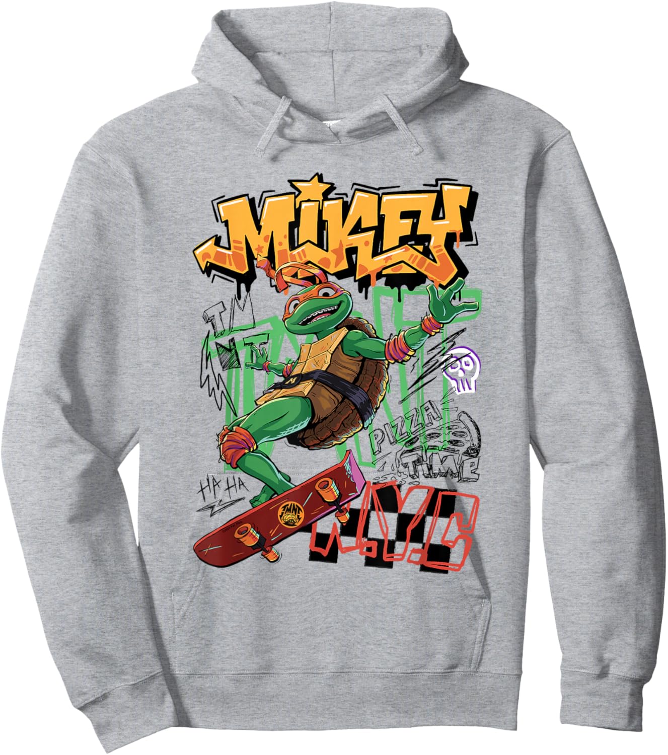 Teenage Mutant Ninja Turtles: Mutant Mayhem Skater Mikey Hoodie - Hoodie | Ash