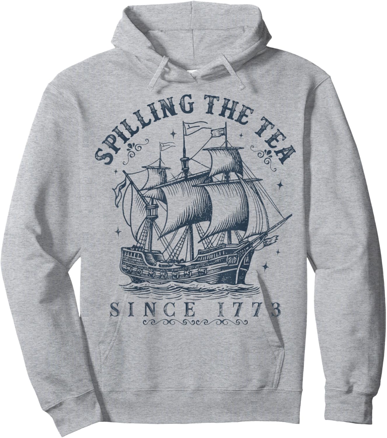 Spilling The Tea Since 1773 History Teachers 4th Of July Hoodie - Hoodie | Ash