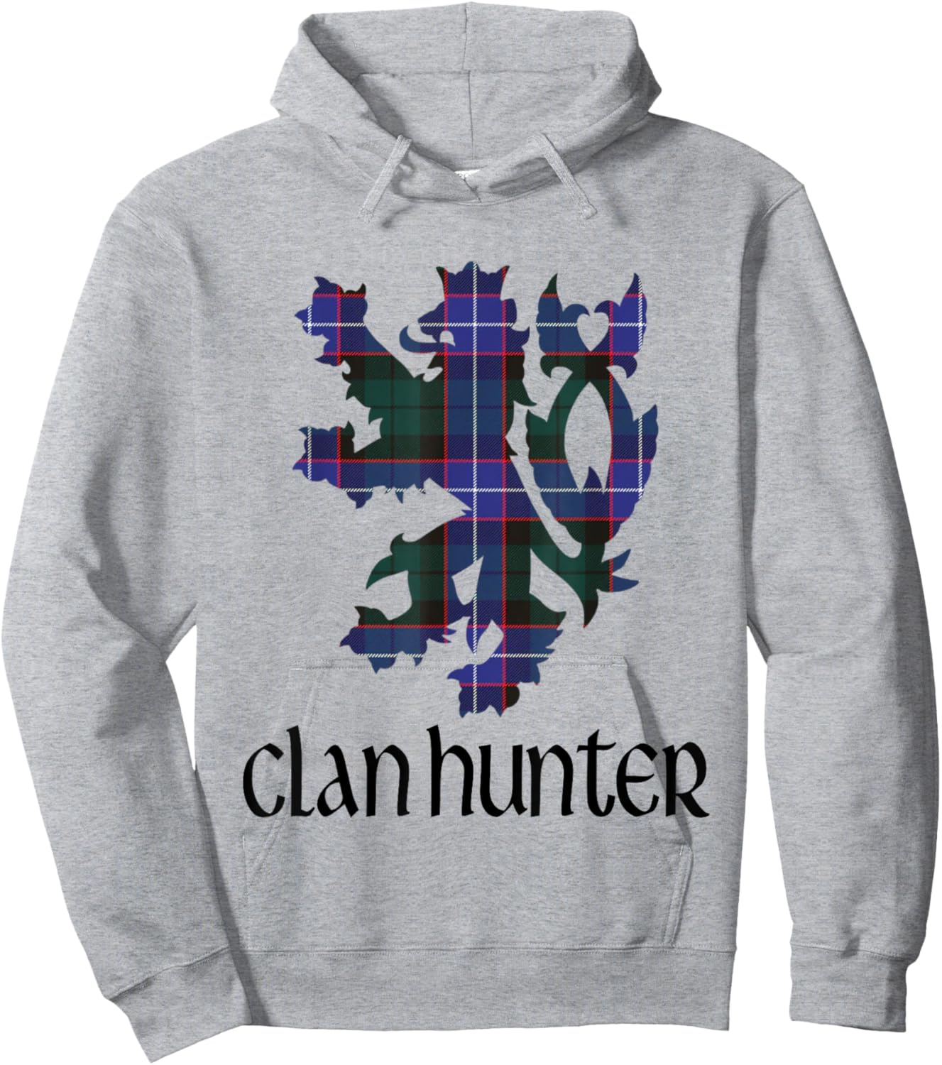 Clan Hunter Tartan Scottish Family Name Scotland Pride Hoodie - Hoodie | Ash