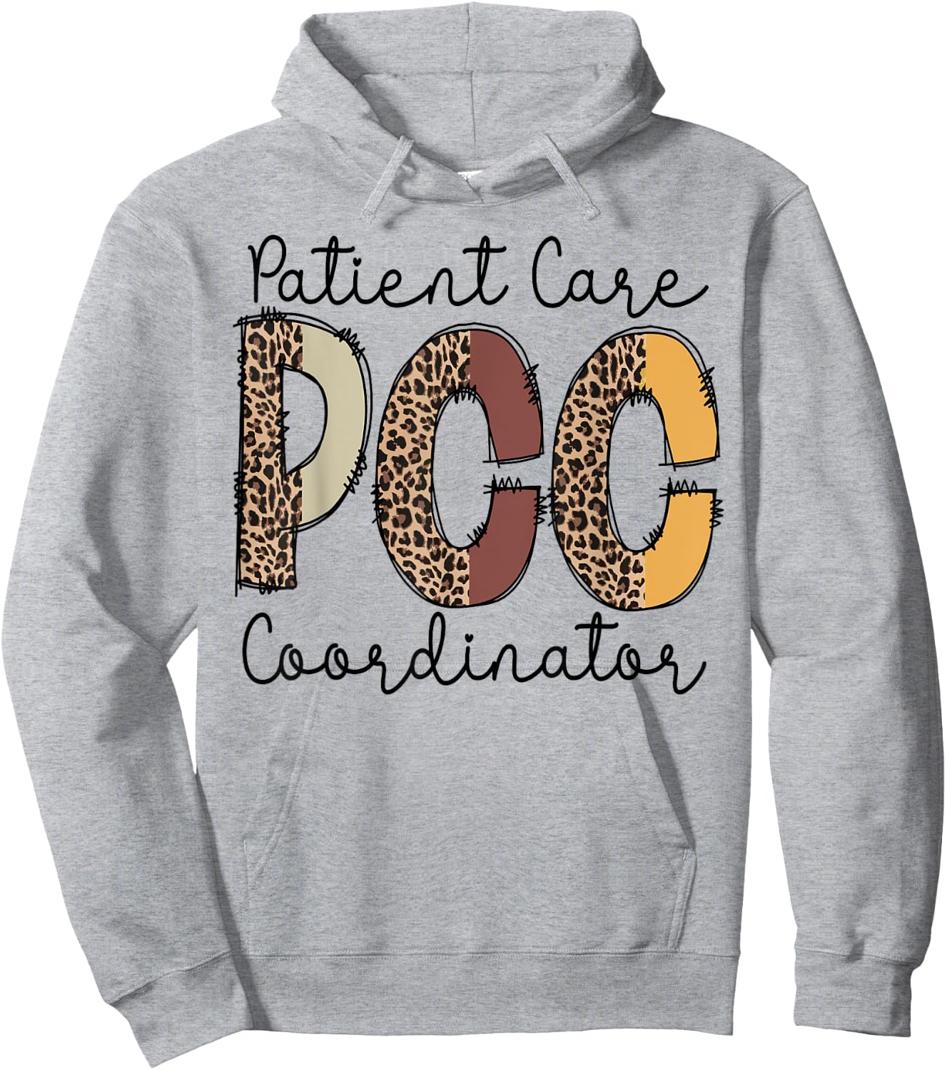 PCC patient care coordinator job work medical patients Hoodie - Hoodie | Ash