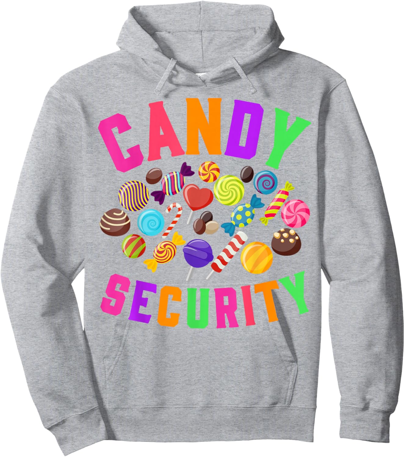 Candy Security Funny Halloween Party Costume Boys Girls Kids Hoodie - Hoodie | Ash