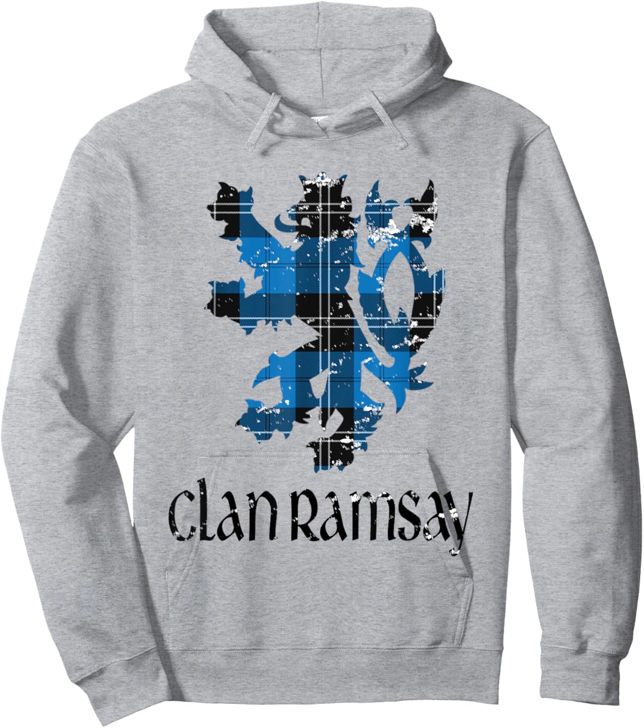 Clan Ramsay Tartan Scottish Family Name Scotland Pride Hoodie - Hoodie | Ash