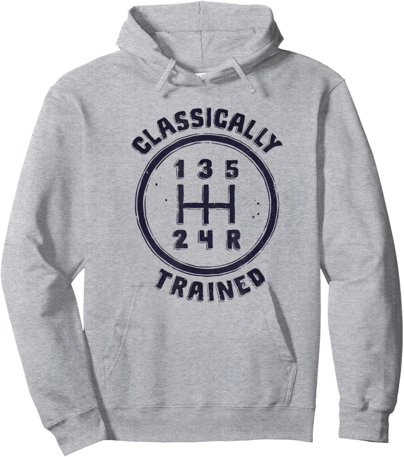 Cool Classically Trained Funny Manual Driver Driving Hoodie - Hoodie | Ash