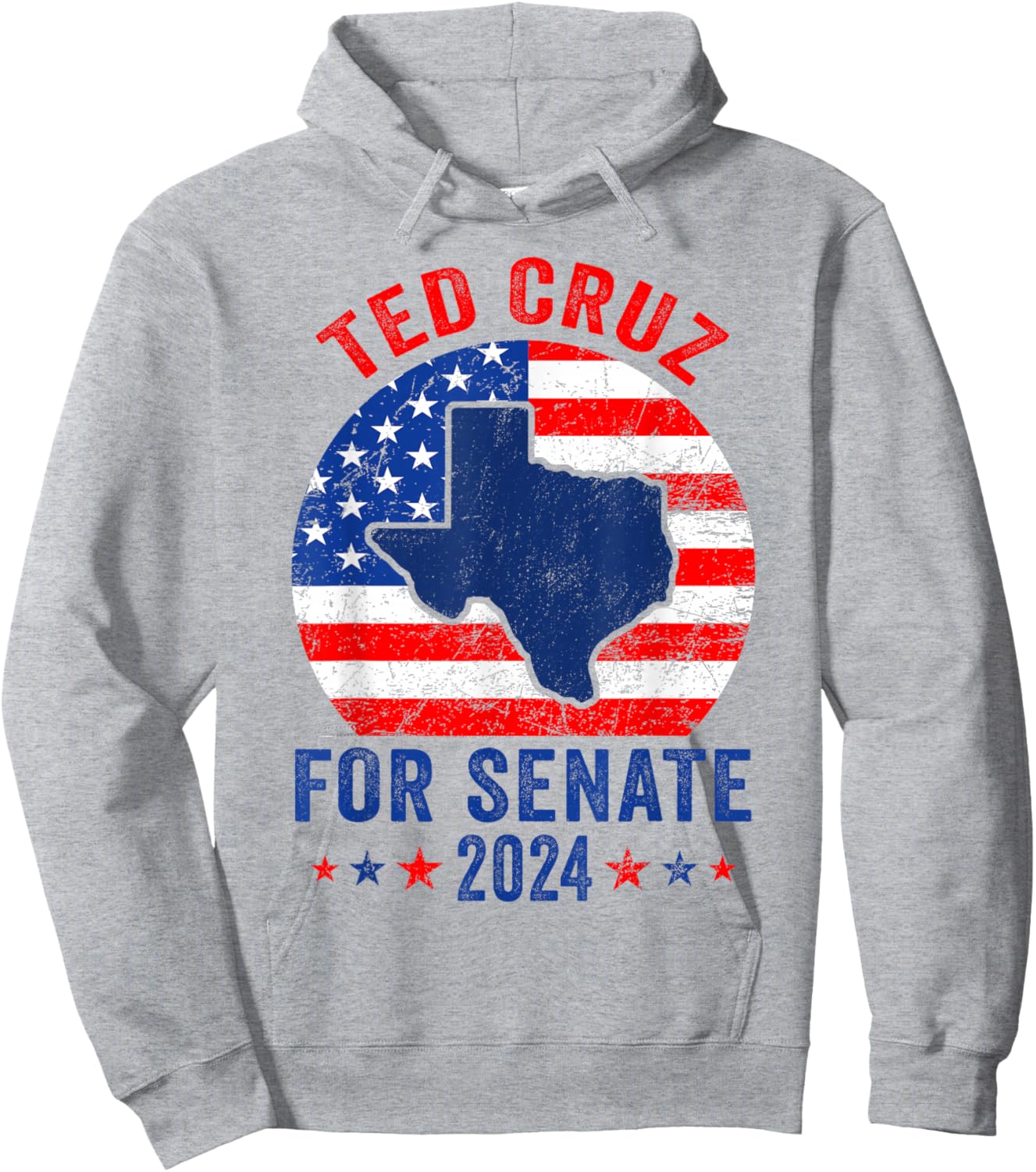 Ted Cruz 2024 For Senate Election Texas Republican Vintage Hoodie - Hoodie | Ash