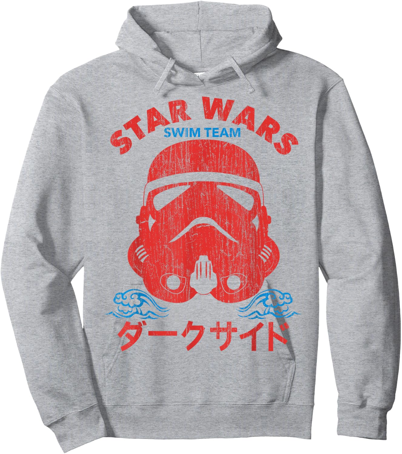 Star Wars Swim Team Stormtrooper Helmet Hoodie - Hoodie | Ash
